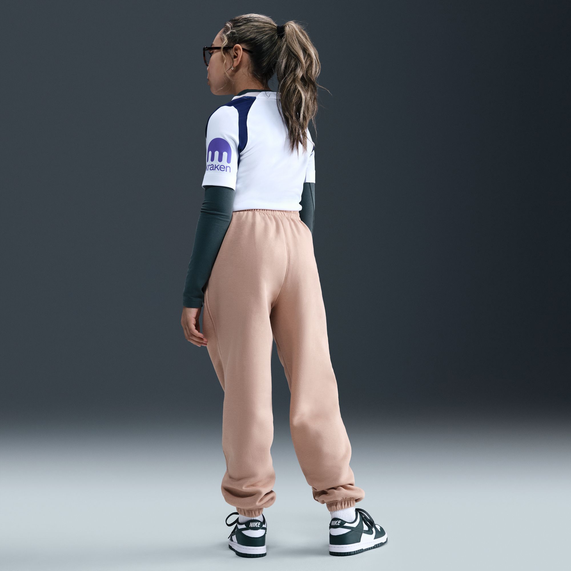 Nike Girls' Sportswear Club Fleece Oversized Joggers product image