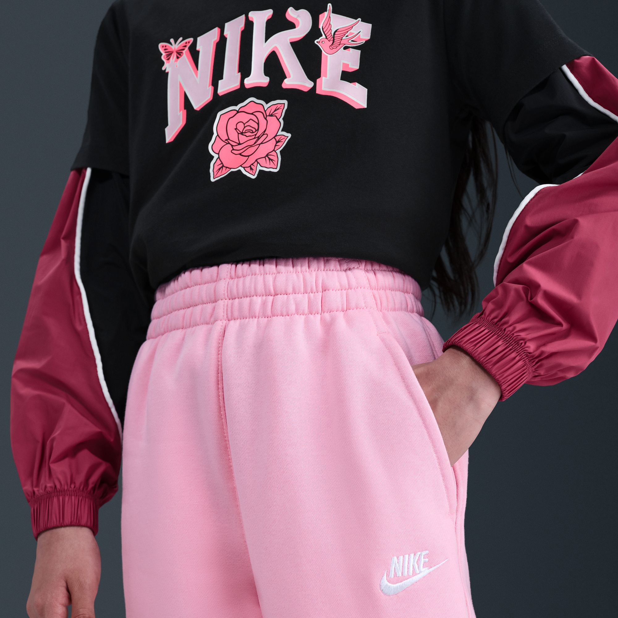 Nike Girls' Sportswear Club Fleece Oversized Joggers product image
