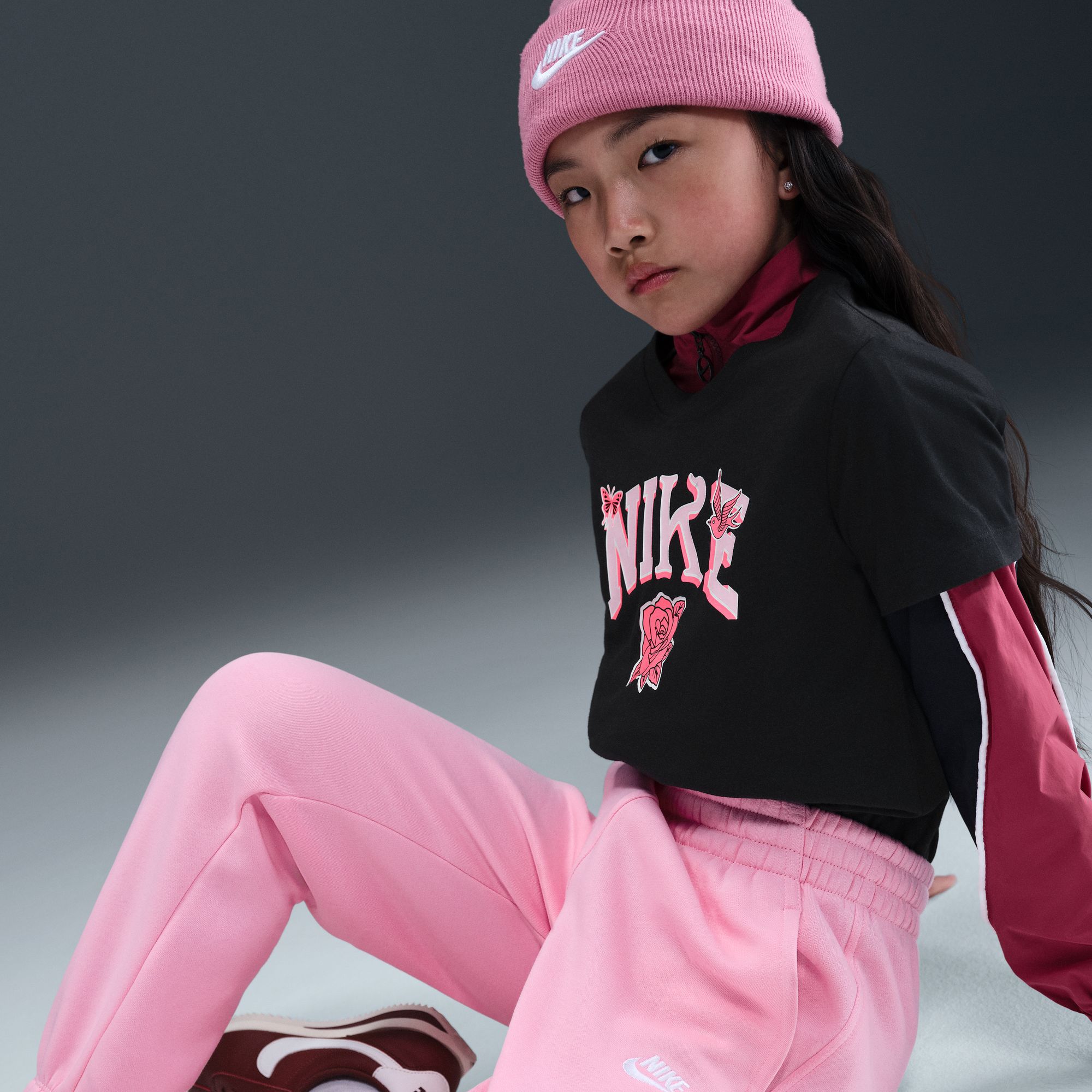 Nike Girls' Sportswear Club Fleece Oversized Joggers product image