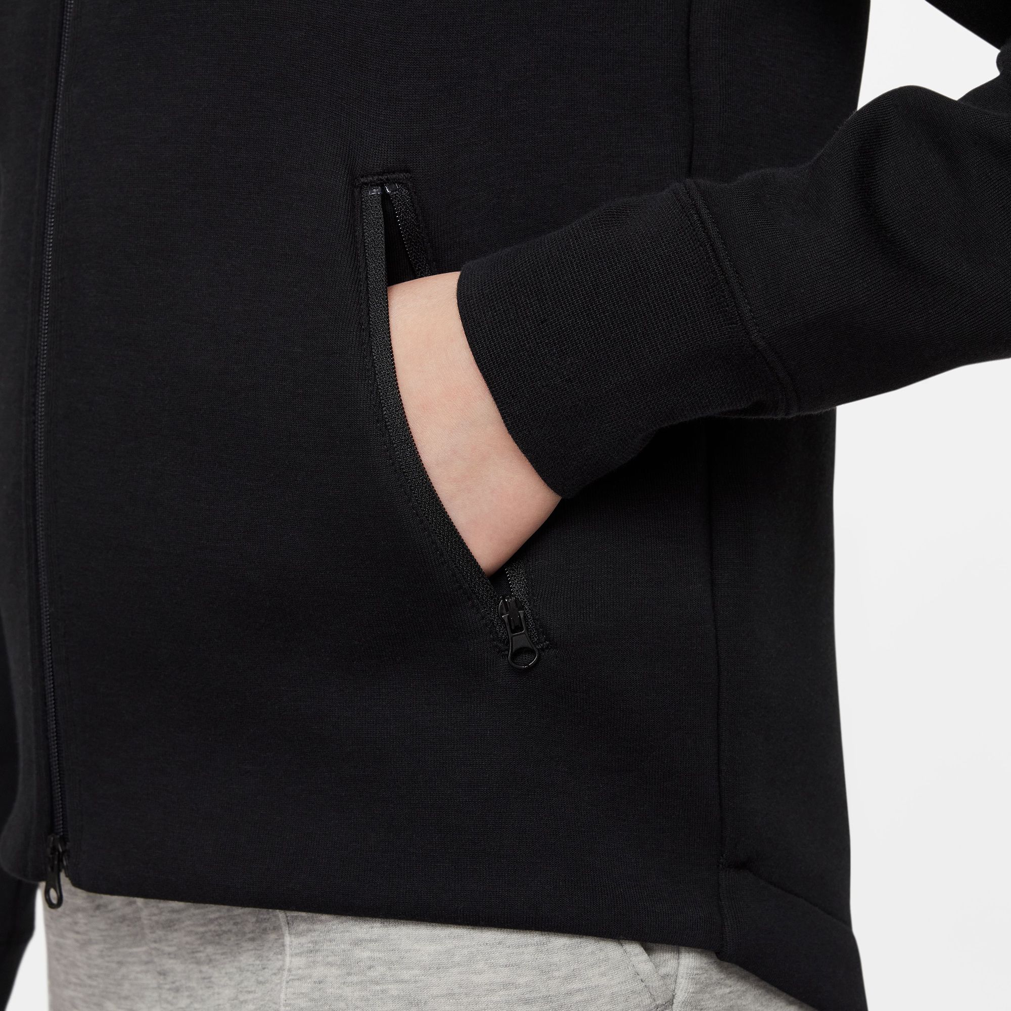 Nike Girls' Sportswear Tech Fleece Full-Zip Hoodie product image