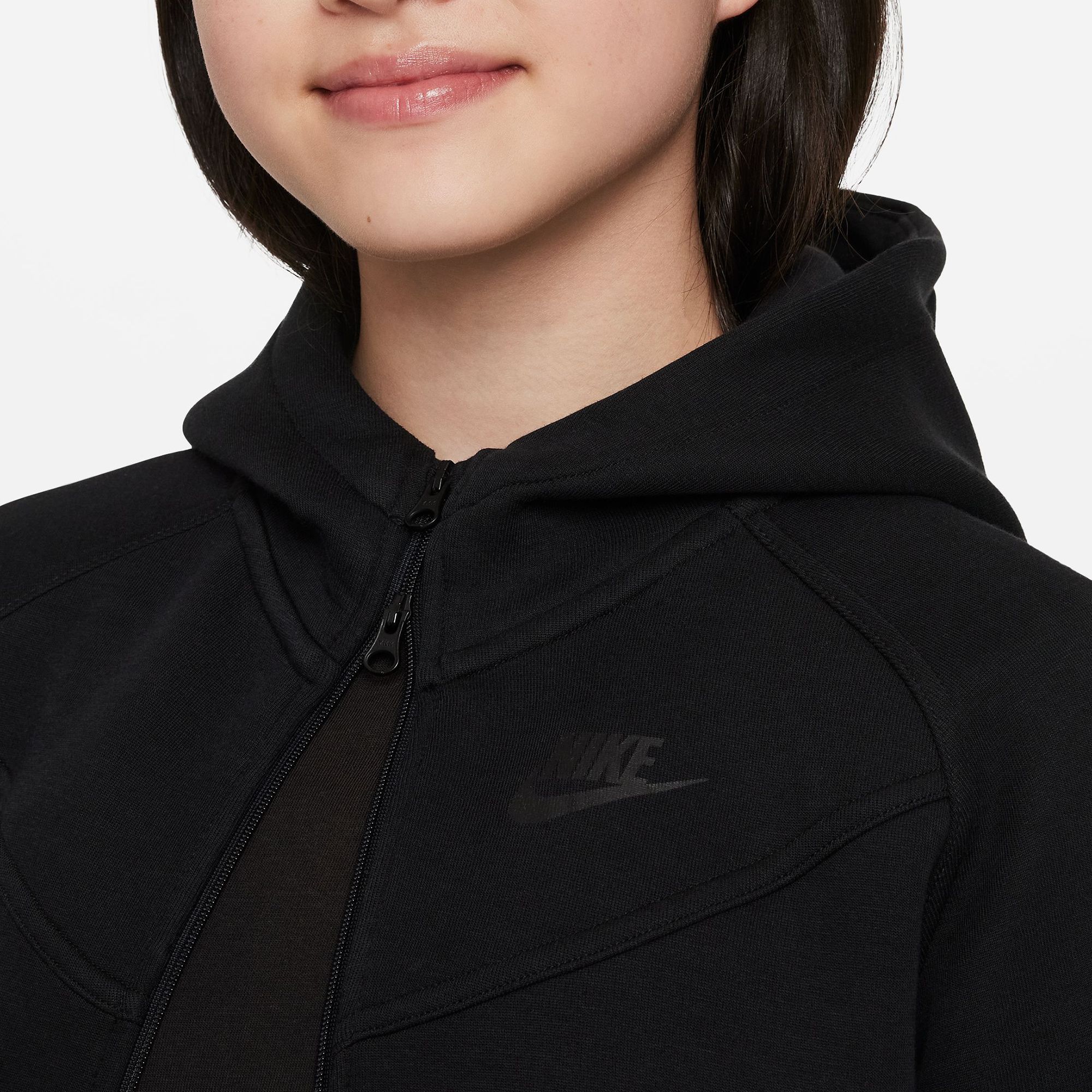 Nike Girls' Sportswear Tech Fleece Full-Zip Hoodie product image