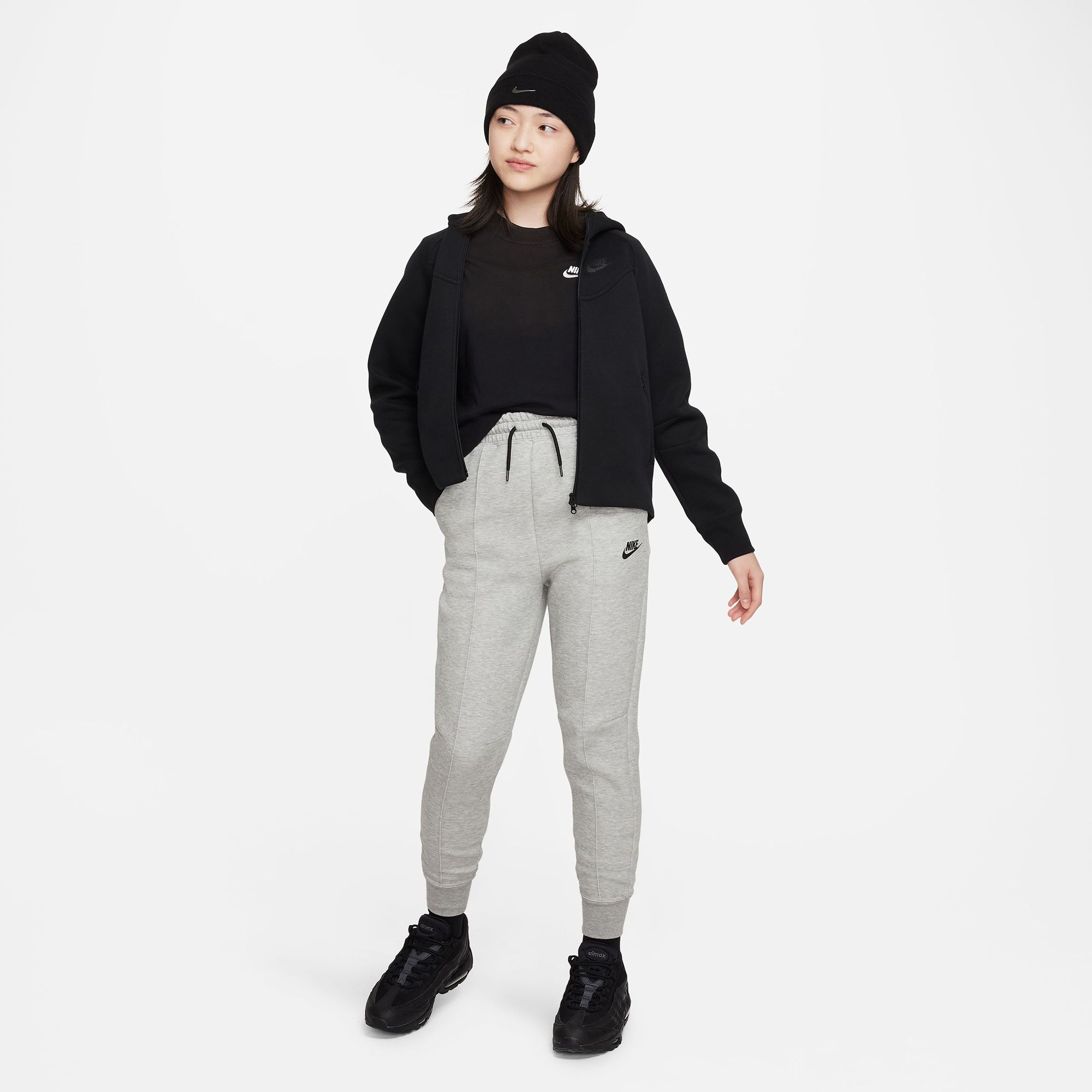 Nike Girls' Sportswear Tech Fleece Full-Zip Hoodie product image