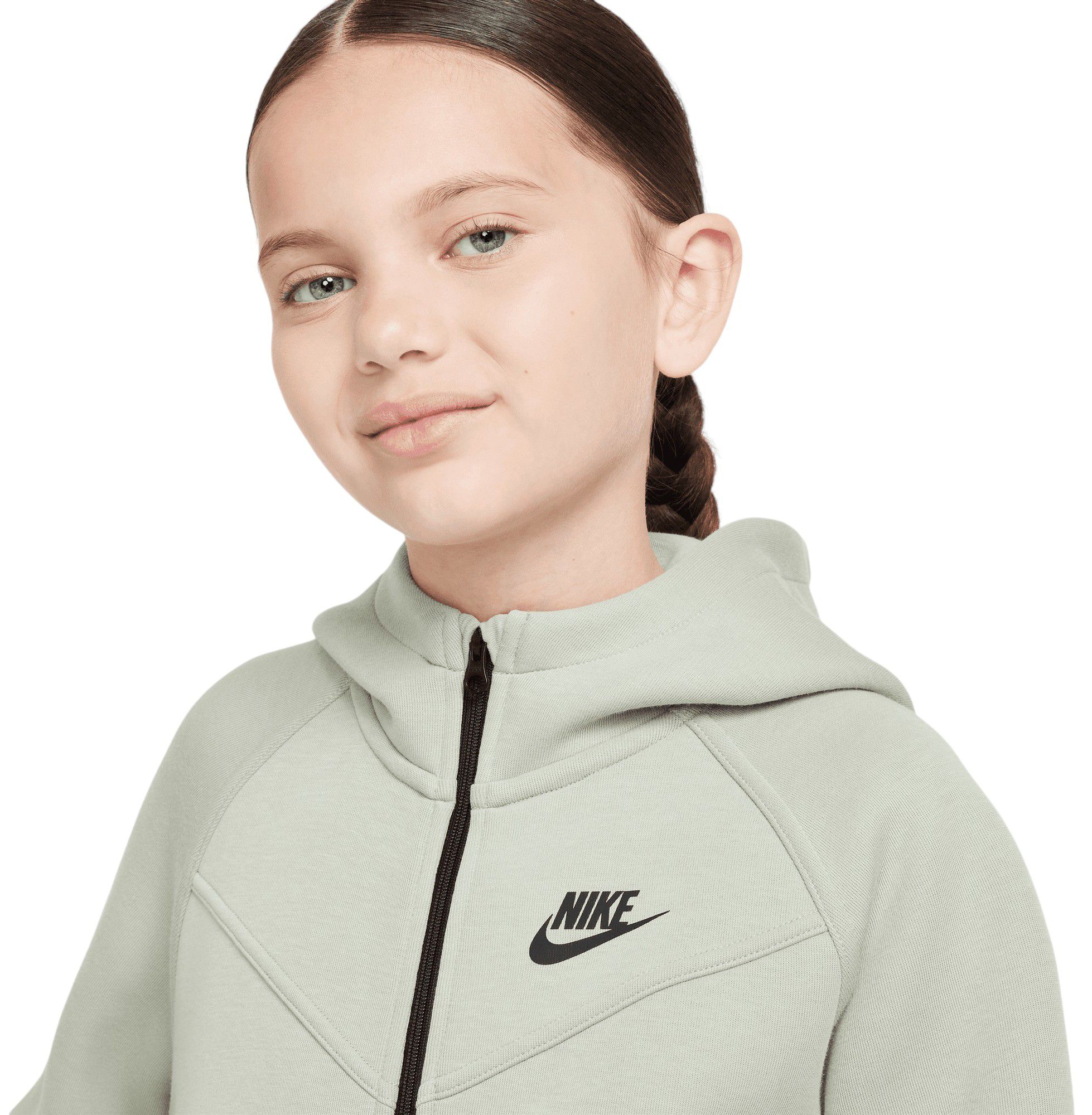 Nike Girls' Sportswear Tech Fleece Full-Zip Hoodie product image