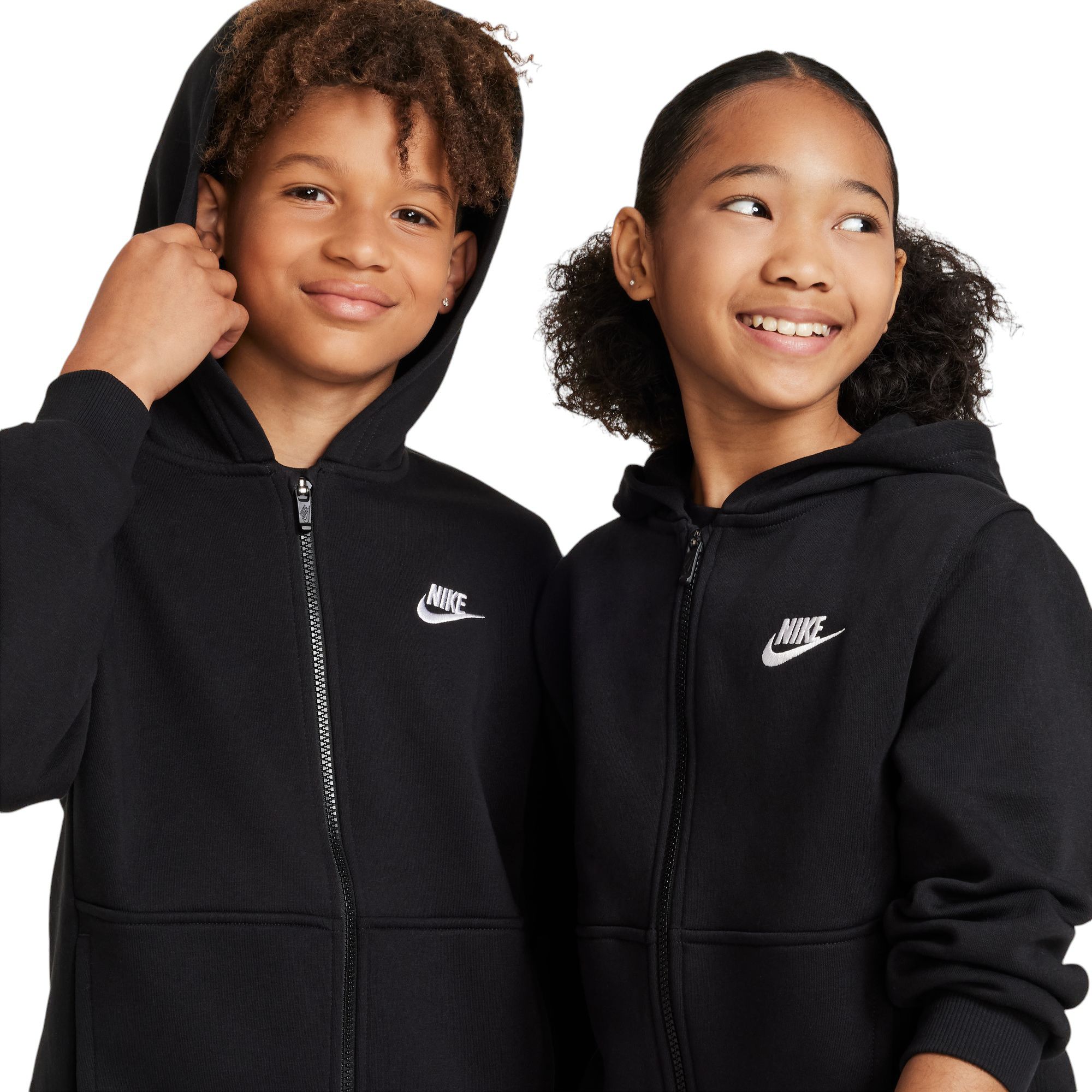 Nike Kids' Fit Sportswear Club Fleece Full-Zip Hoodie product image
