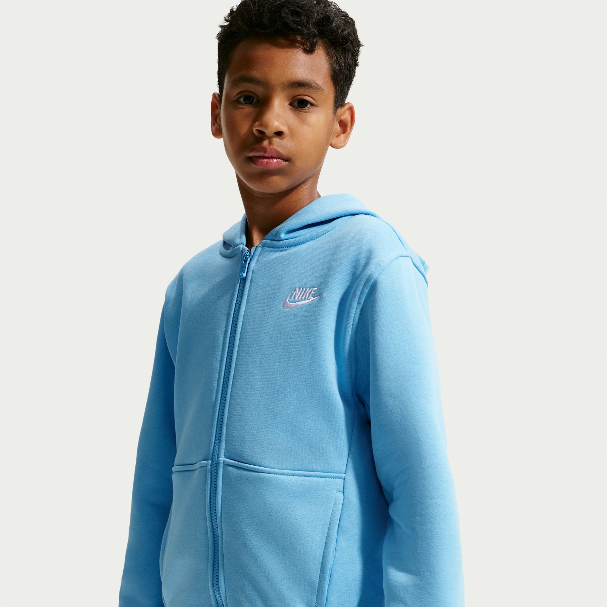 Nike Kids' Fit Sportswear Club Fleece Full-Zip Hoodie product image