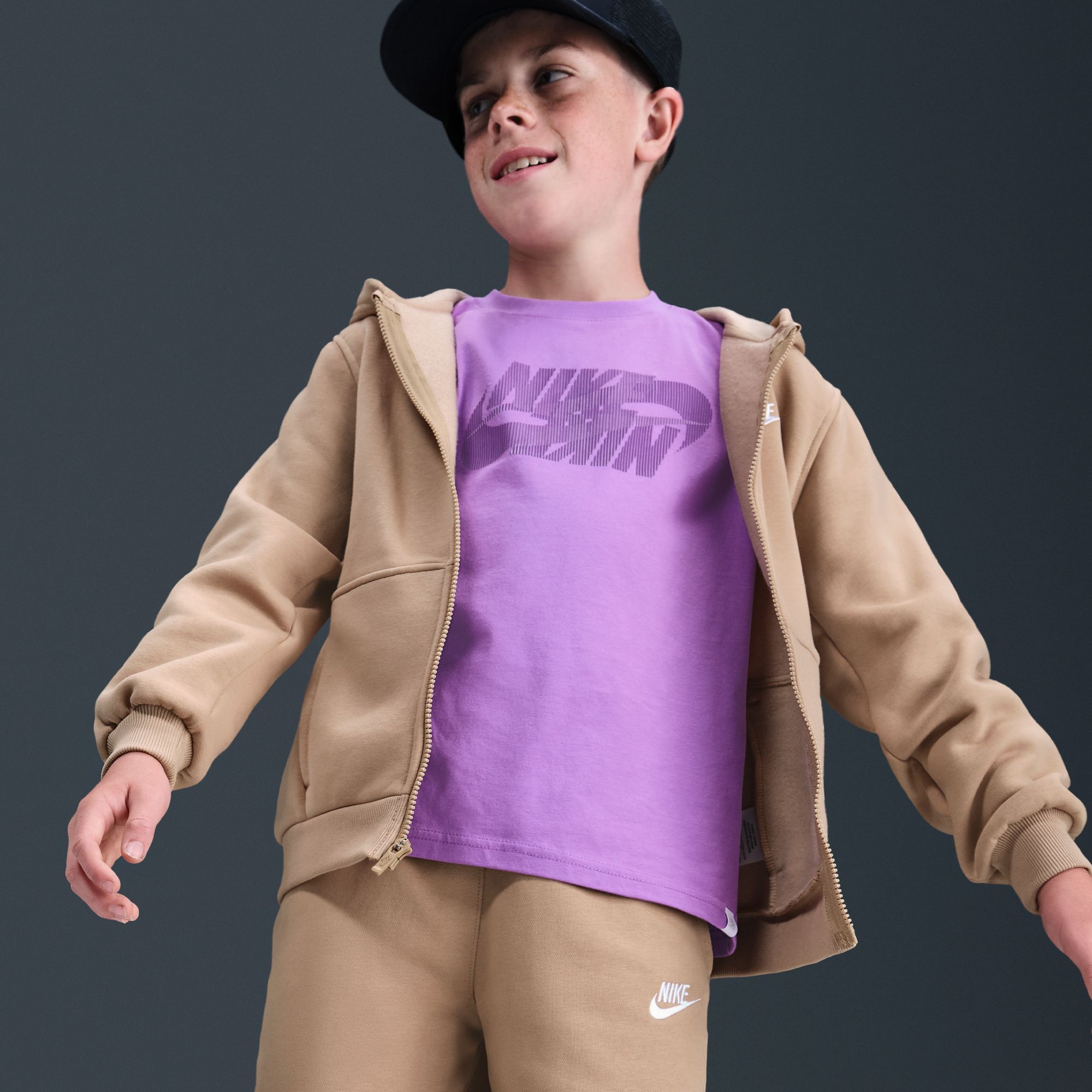 Nike All Kids Fit Sportswear Club Fleece French Terry Shorts product image