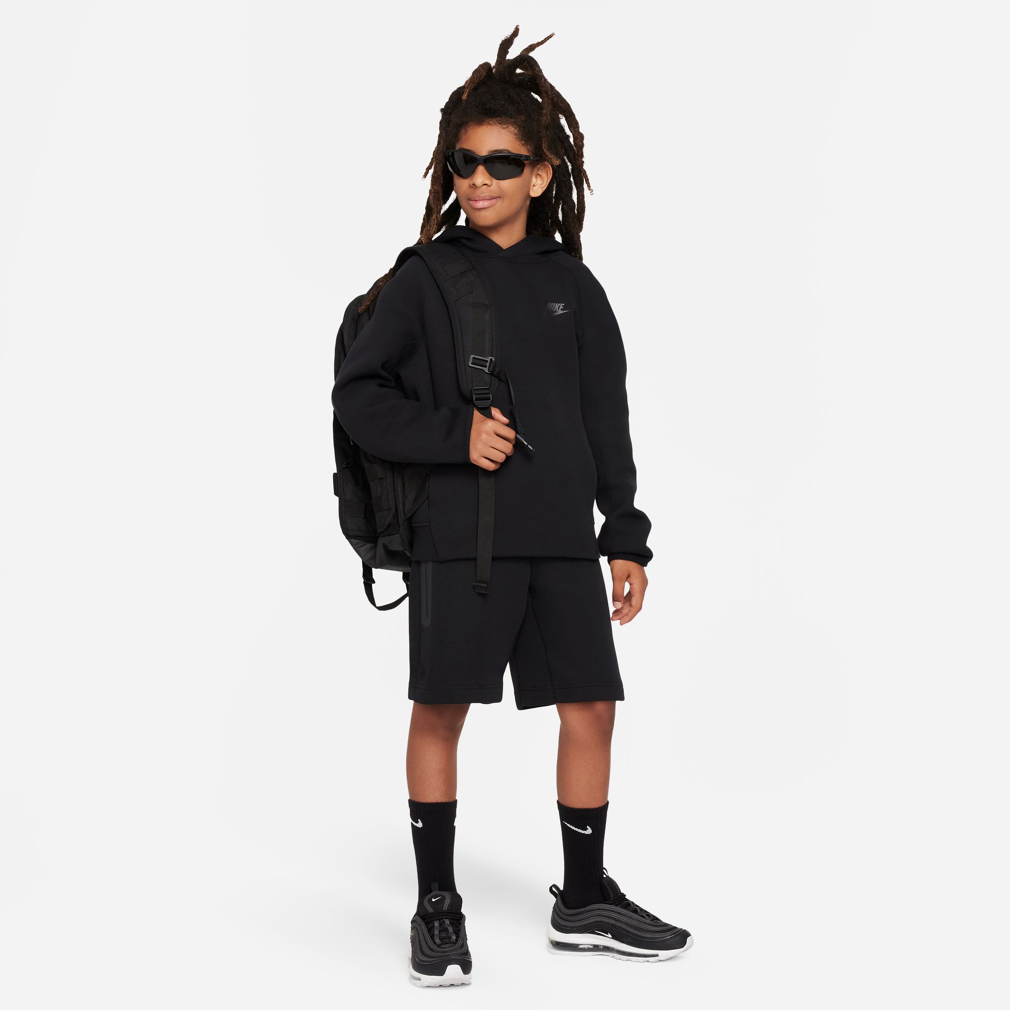 Nike Boys' Sportswear Tech Fleece Pullover Hoodie product image