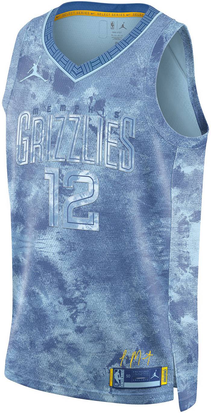 Nike Youth Memphis Grizzlies Ja Morant #12 Navy Dri-FIT Icon Jersey