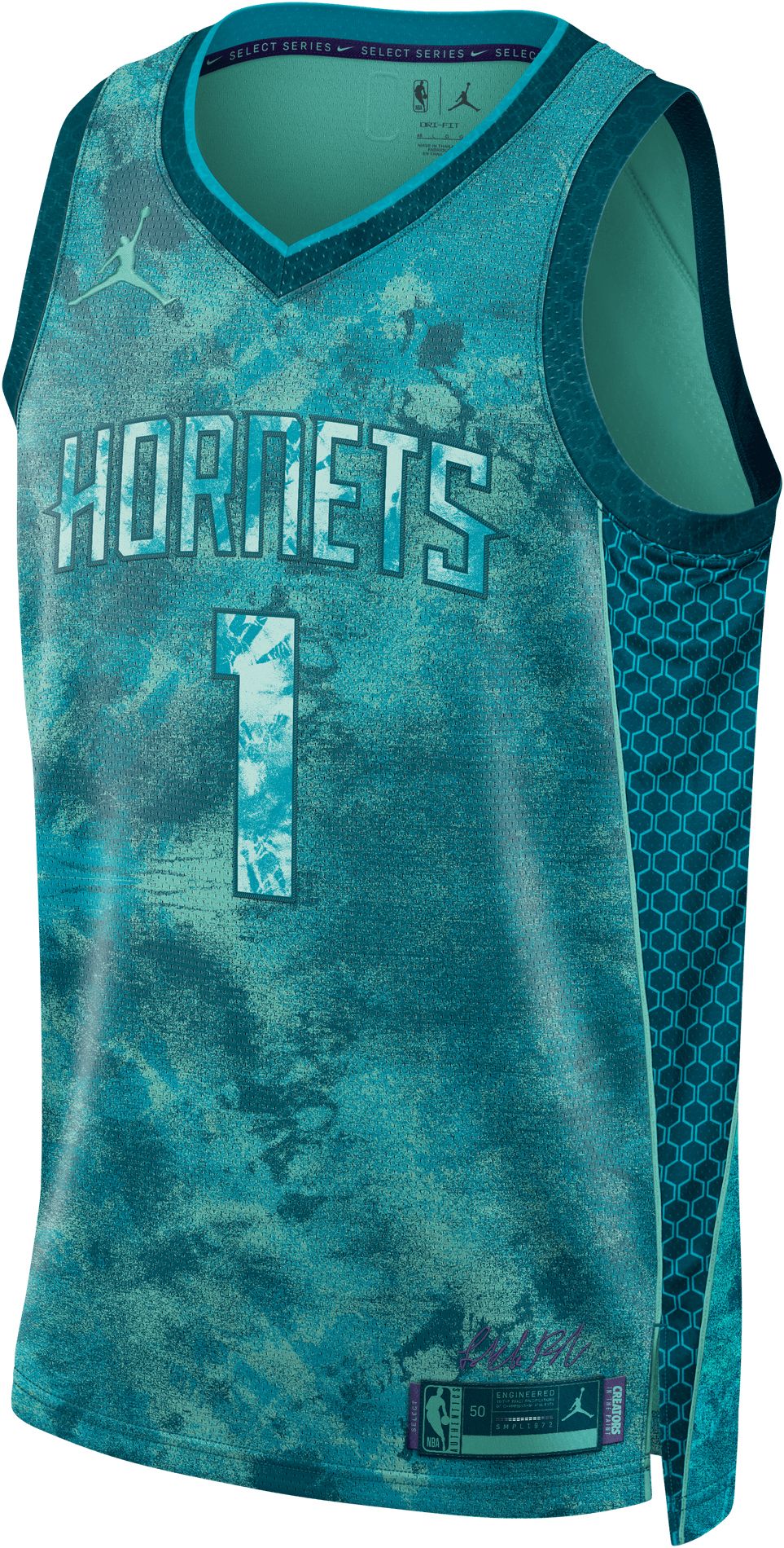 Hornets best sale teal jersey