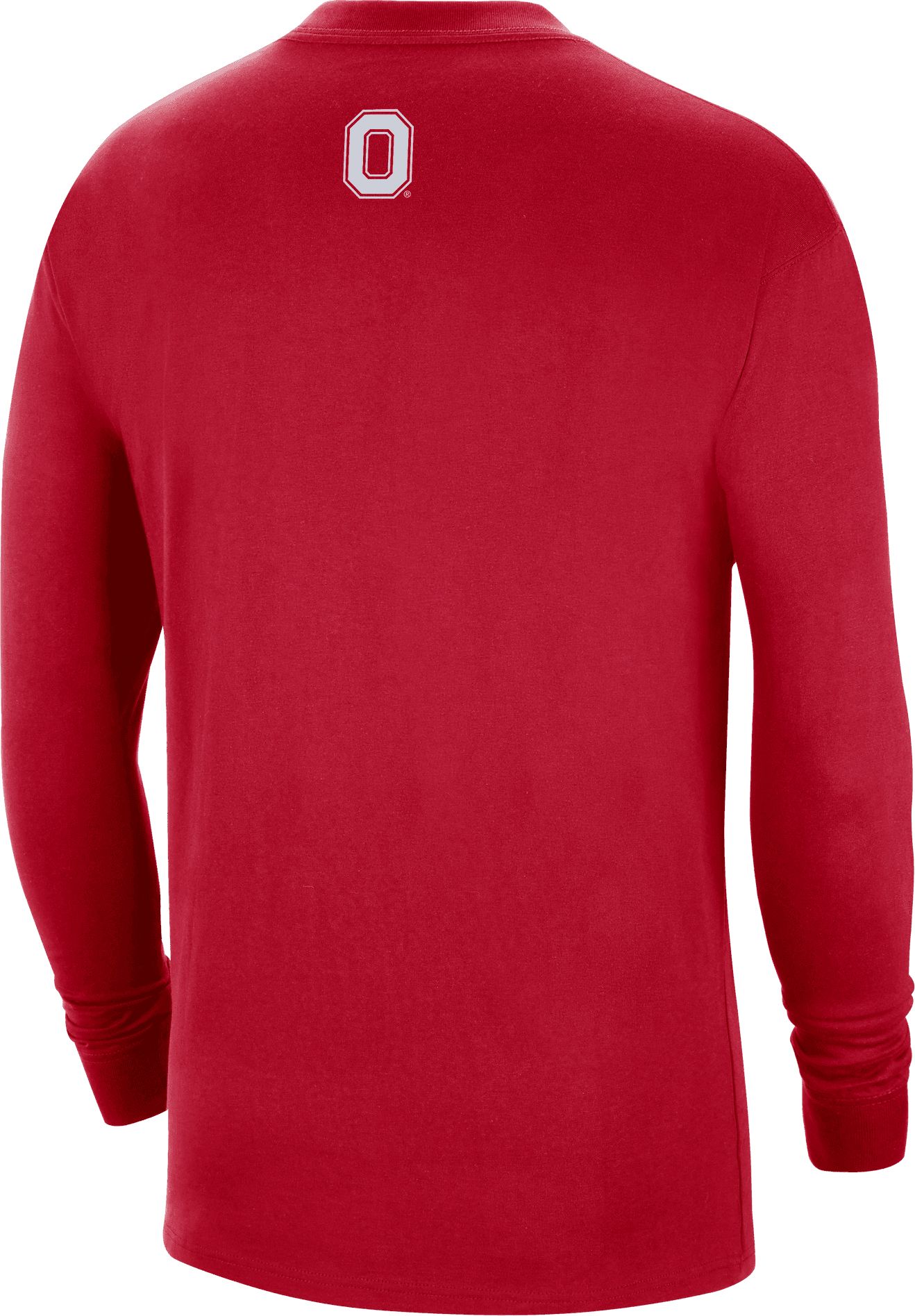 Nike Men's Ohio State Buckeyes Scarlet Max90 OSU Long Sleeve T-Shirt