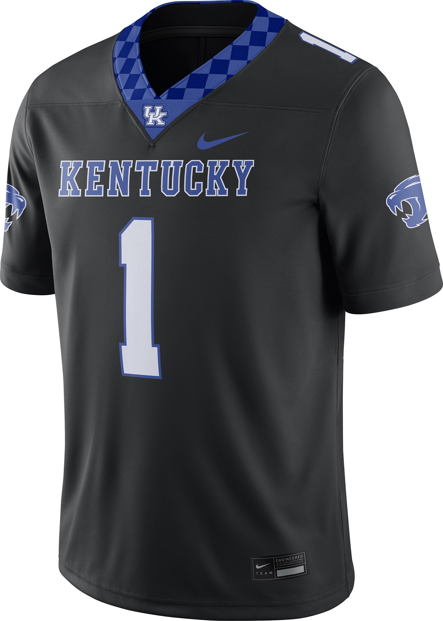 Kentucky football hot sale jersey black