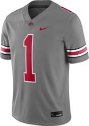 Nike Men's Ohio State Buckeyes Grey Dri-FIT Alternate Game Football Jersey product image