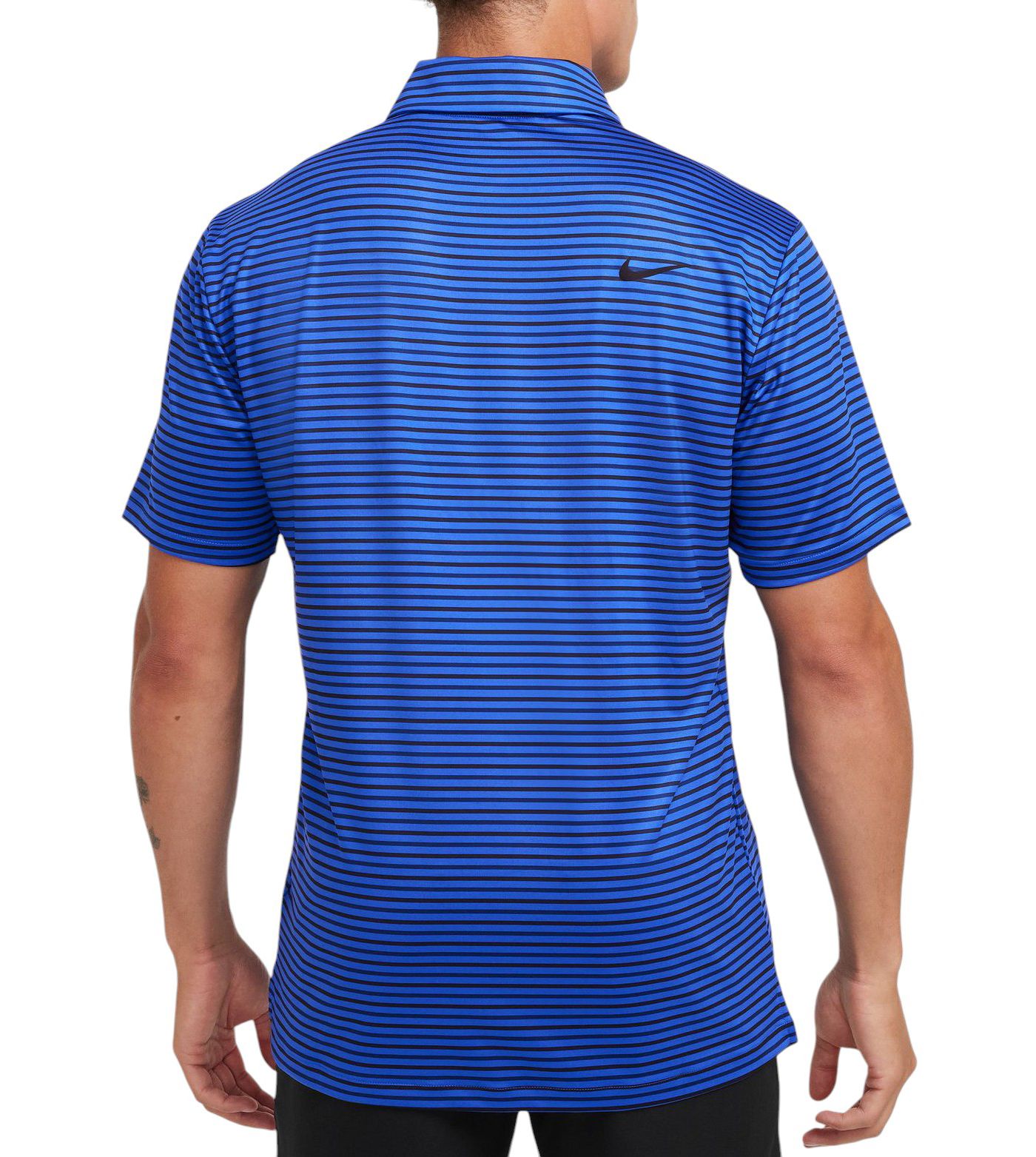 Nike men's techknit stripe golf polo best sale