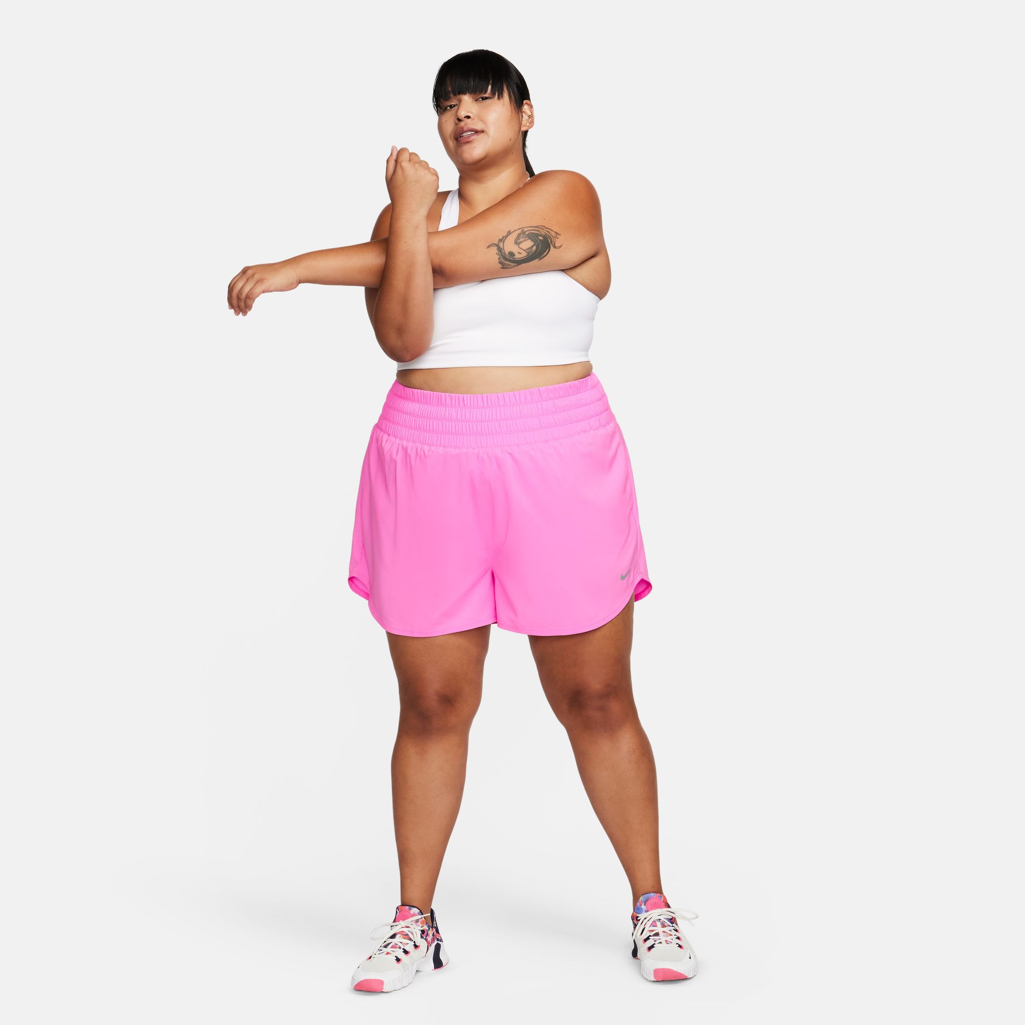 Nike Women's Dri-FIT One Plus Ultra High-Waisted 3" Brief-Lined Shorts (Plus Size) product image