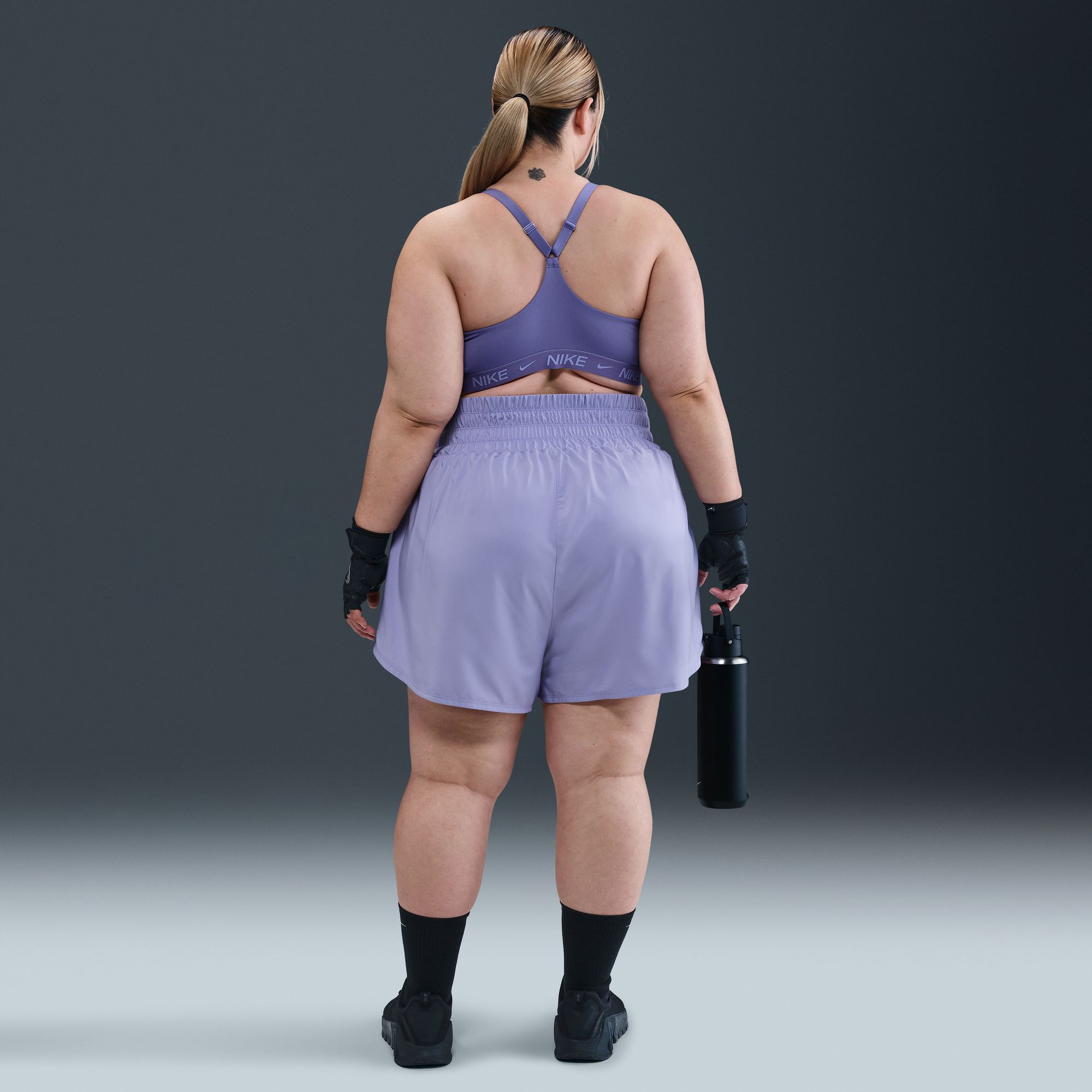 Nike Women's Dri-FIT One Plus Ultra High-Waisted 3" Brief-Lined Shorts (Plus Size) product image