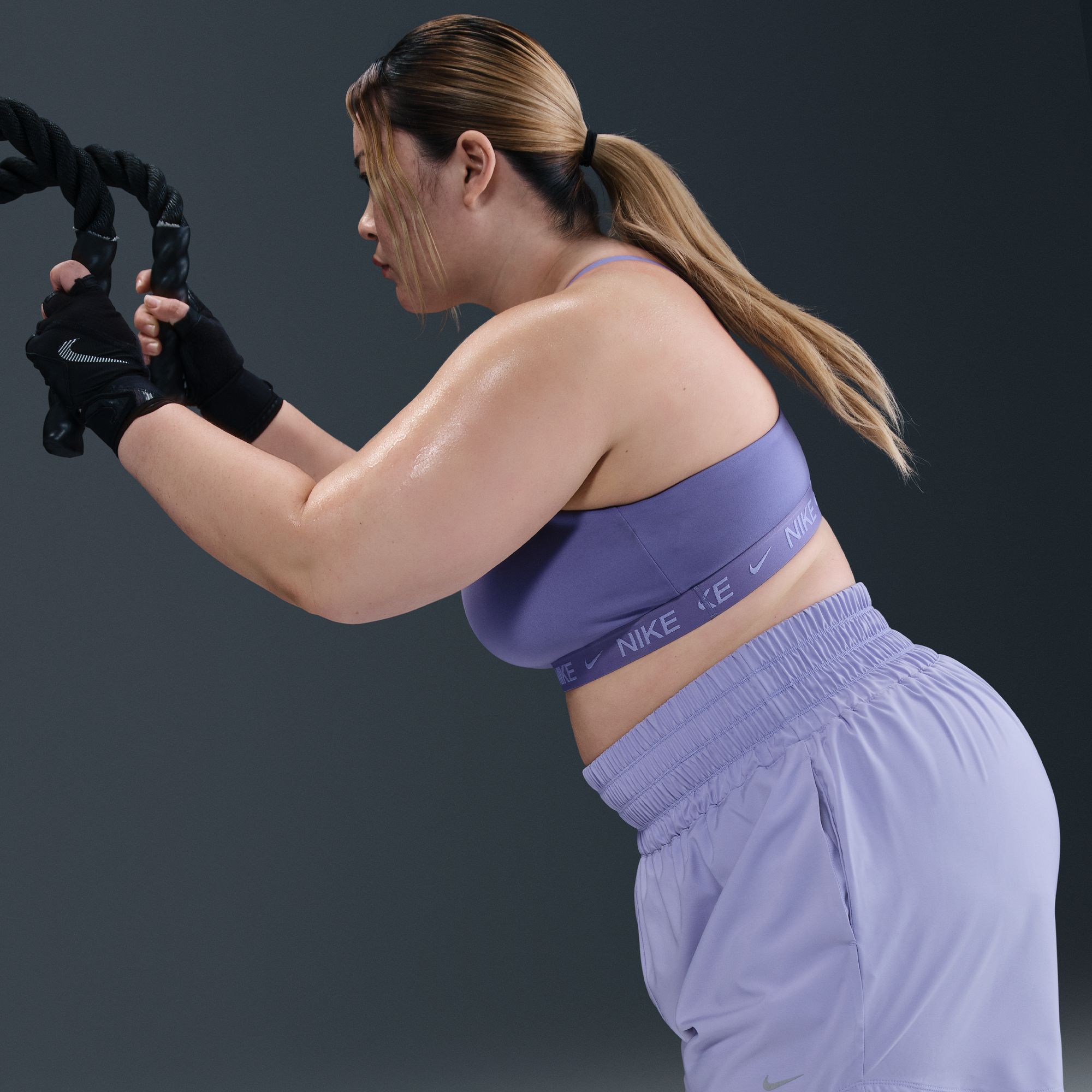 Nike Women's Dri-FIT One Plus Ultra High-Waisted 3" Brief-Lined Shorts (Plus Size) product image