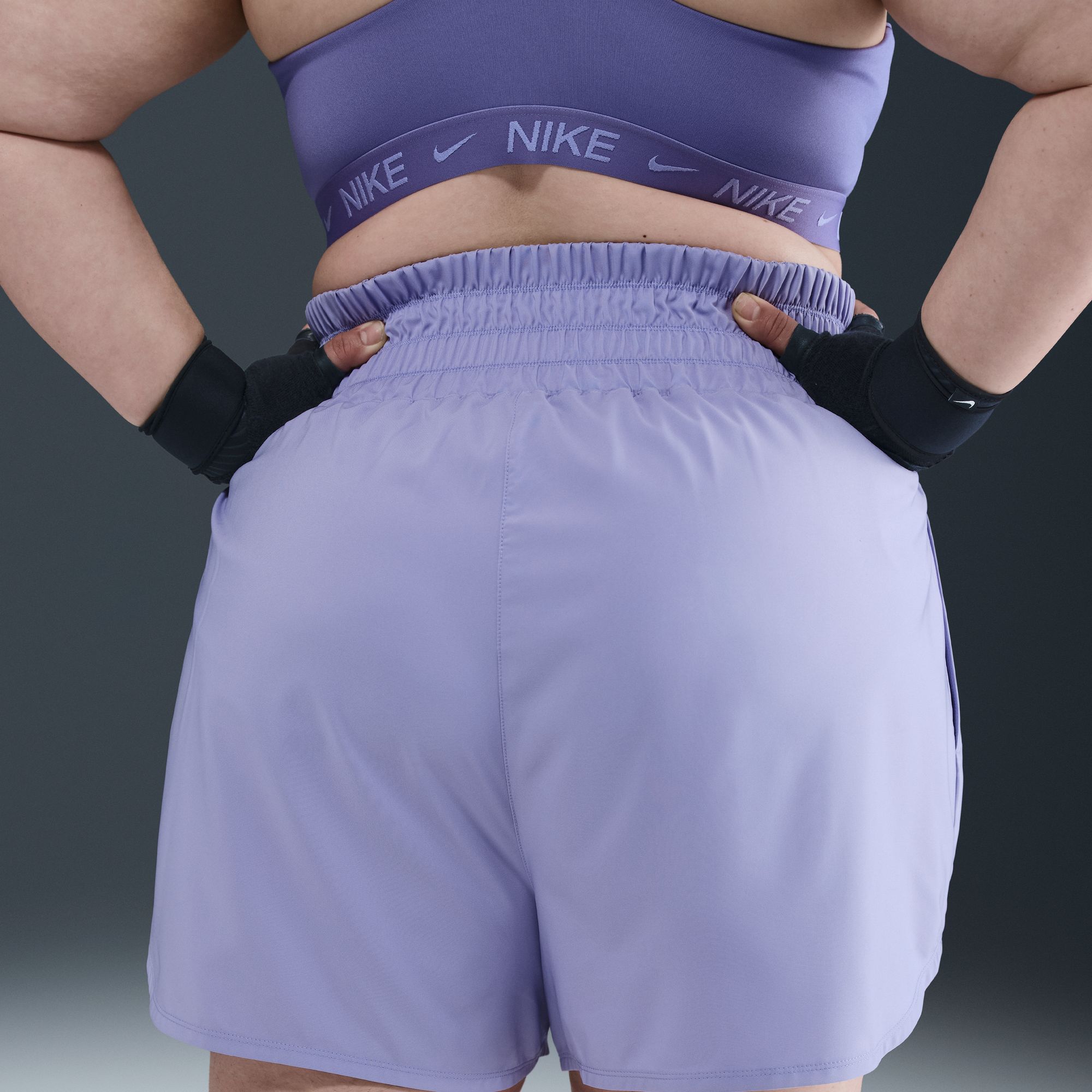 Nike Women's Dri-FIT One Plus Ultra High-Waisted 3" Brief-Lined Shorts (Plus Size) product image