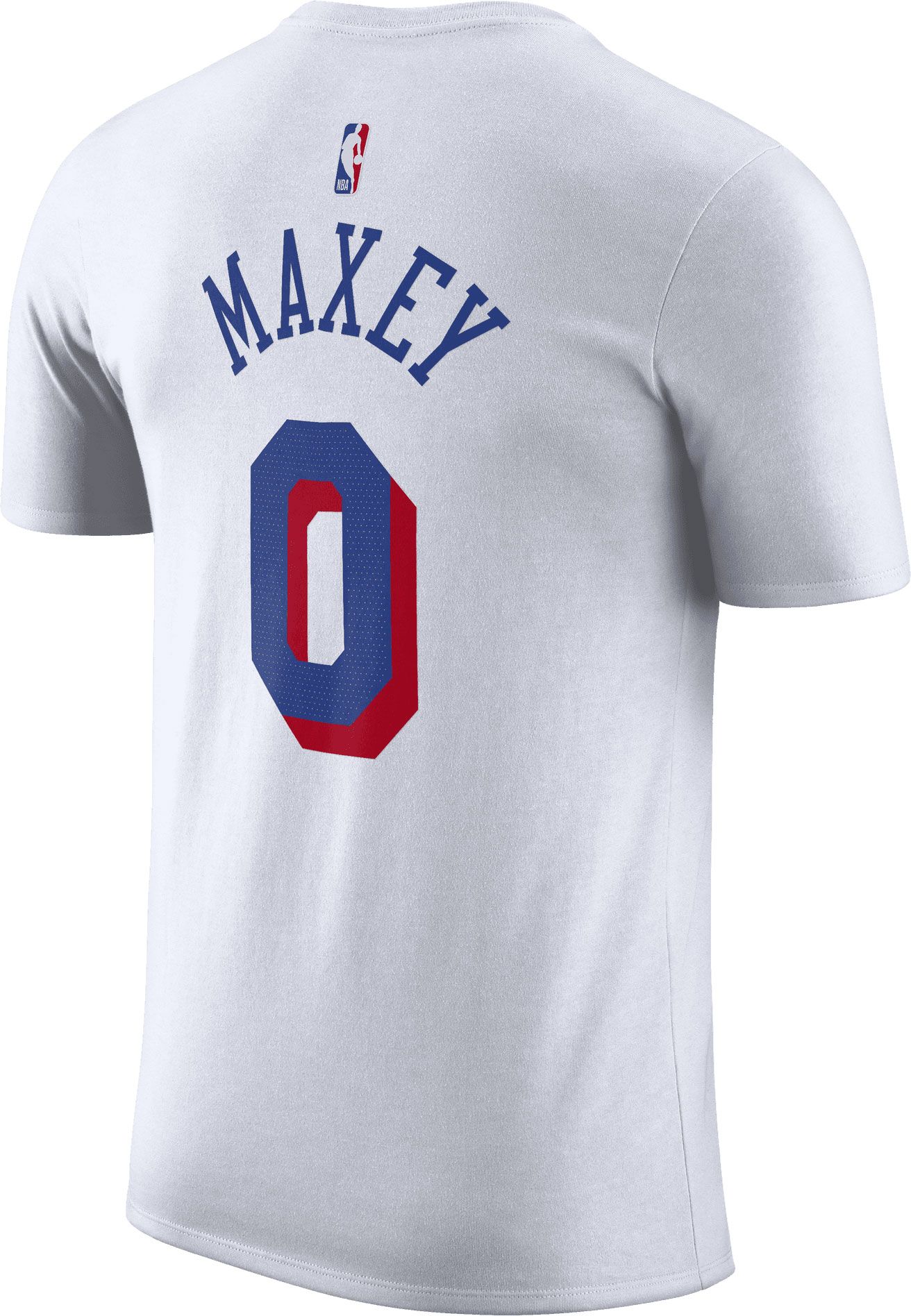 Nike Men's Philadelphia 76ers Tyrese Maxey #0 Association White T-Shirt product image