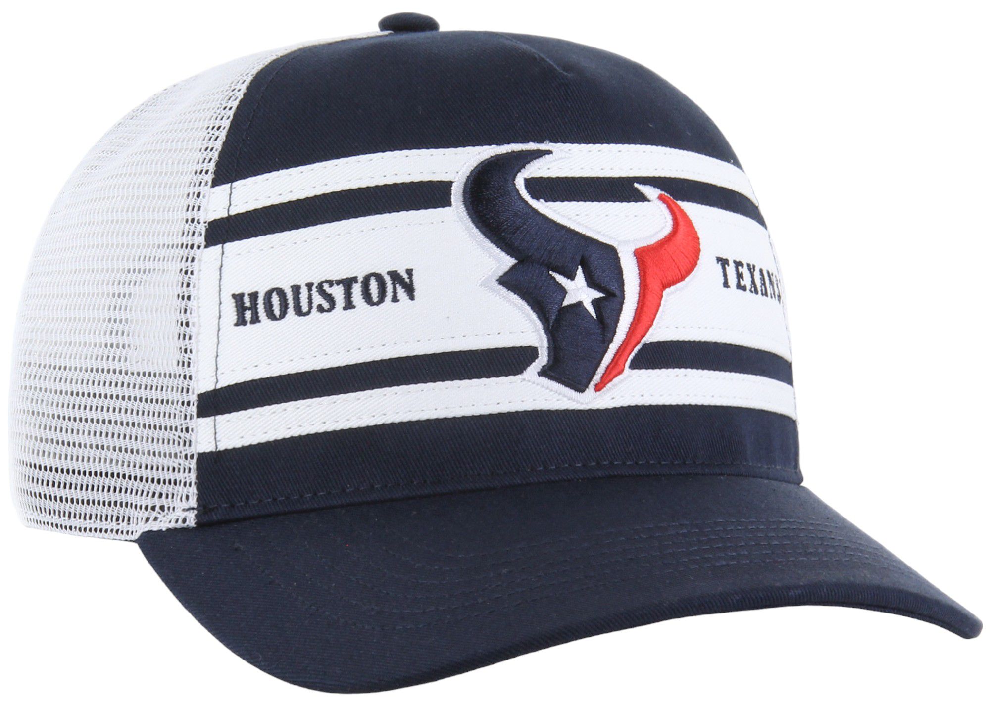 '47 Men's Houston Texans Super Stripe Navy Hitch Adjustable Hat product image