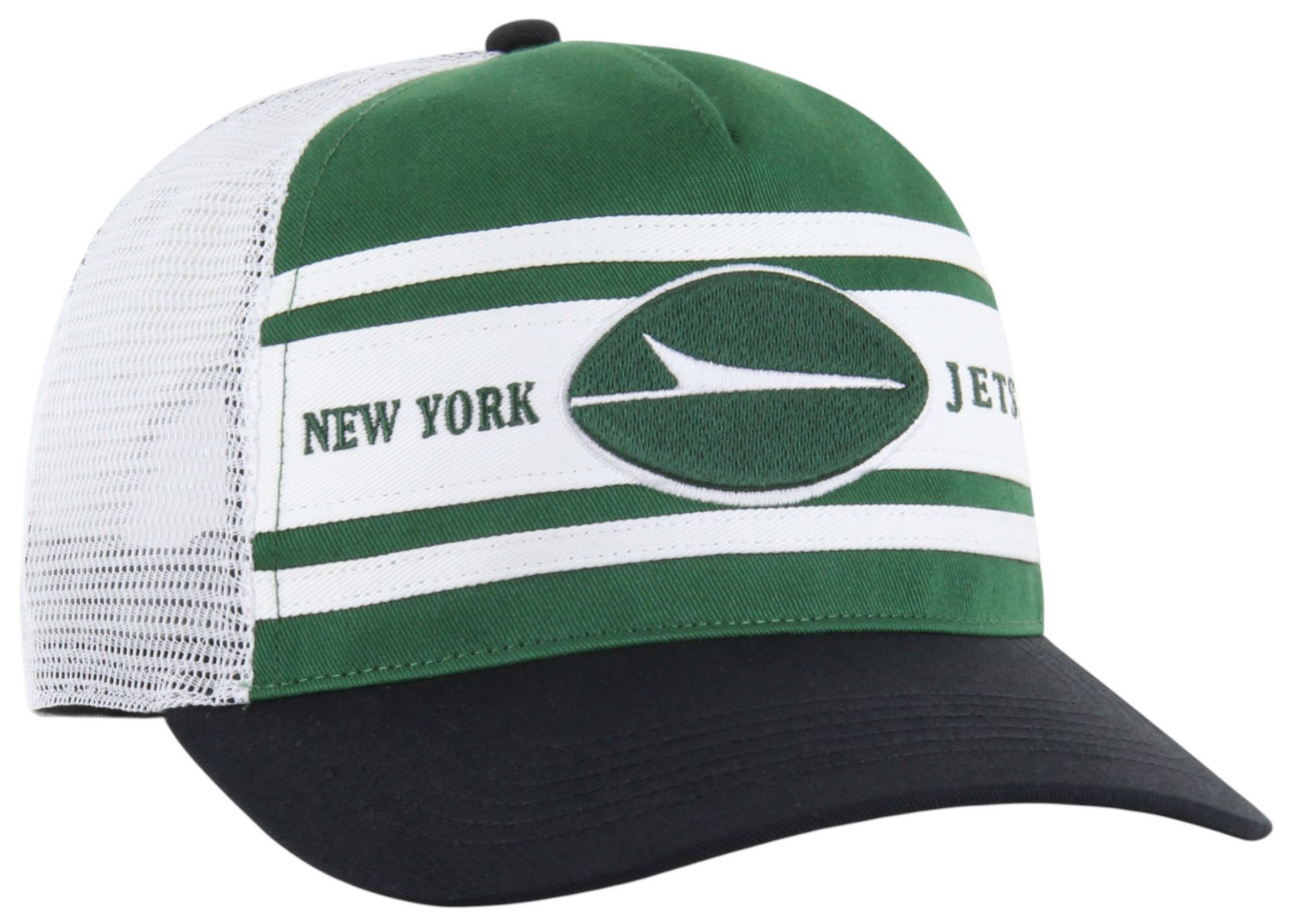 47 Adult New York Jets Eden Green Super Stripe Hitch RF Adjustable Hat product image