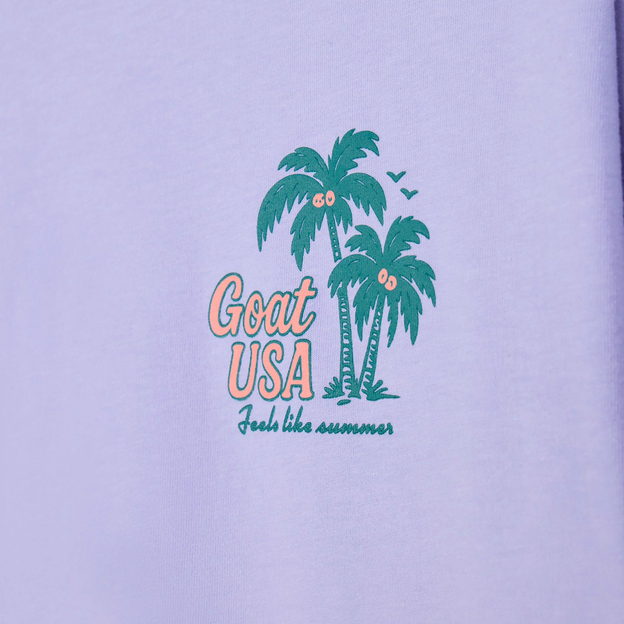 GOAT USA Feels Like Summer Women's Lacrosse Crop T-Shirt product image