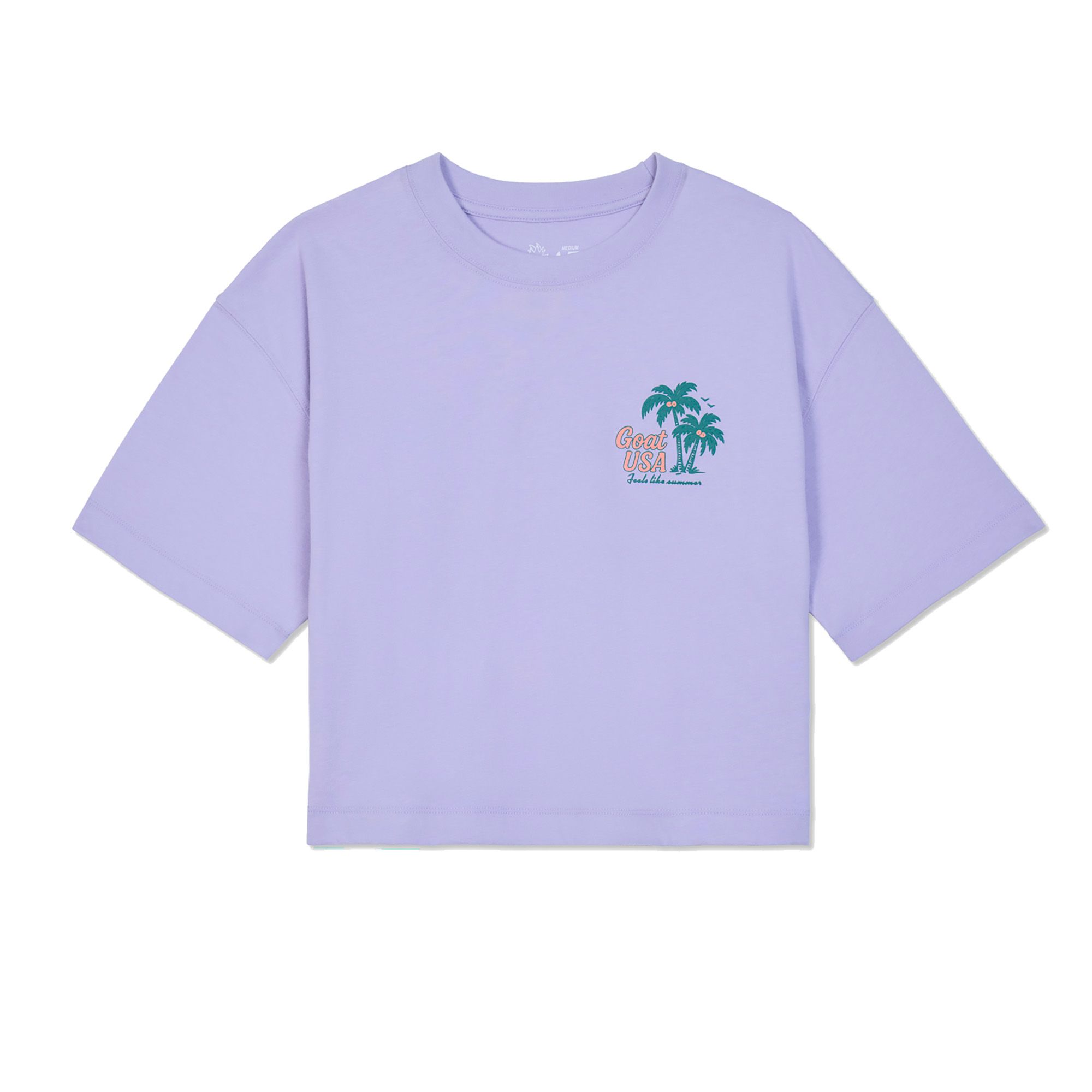 GOAT USA Feels Like Summer Women's Lacrosse Crop T-Shirt product image