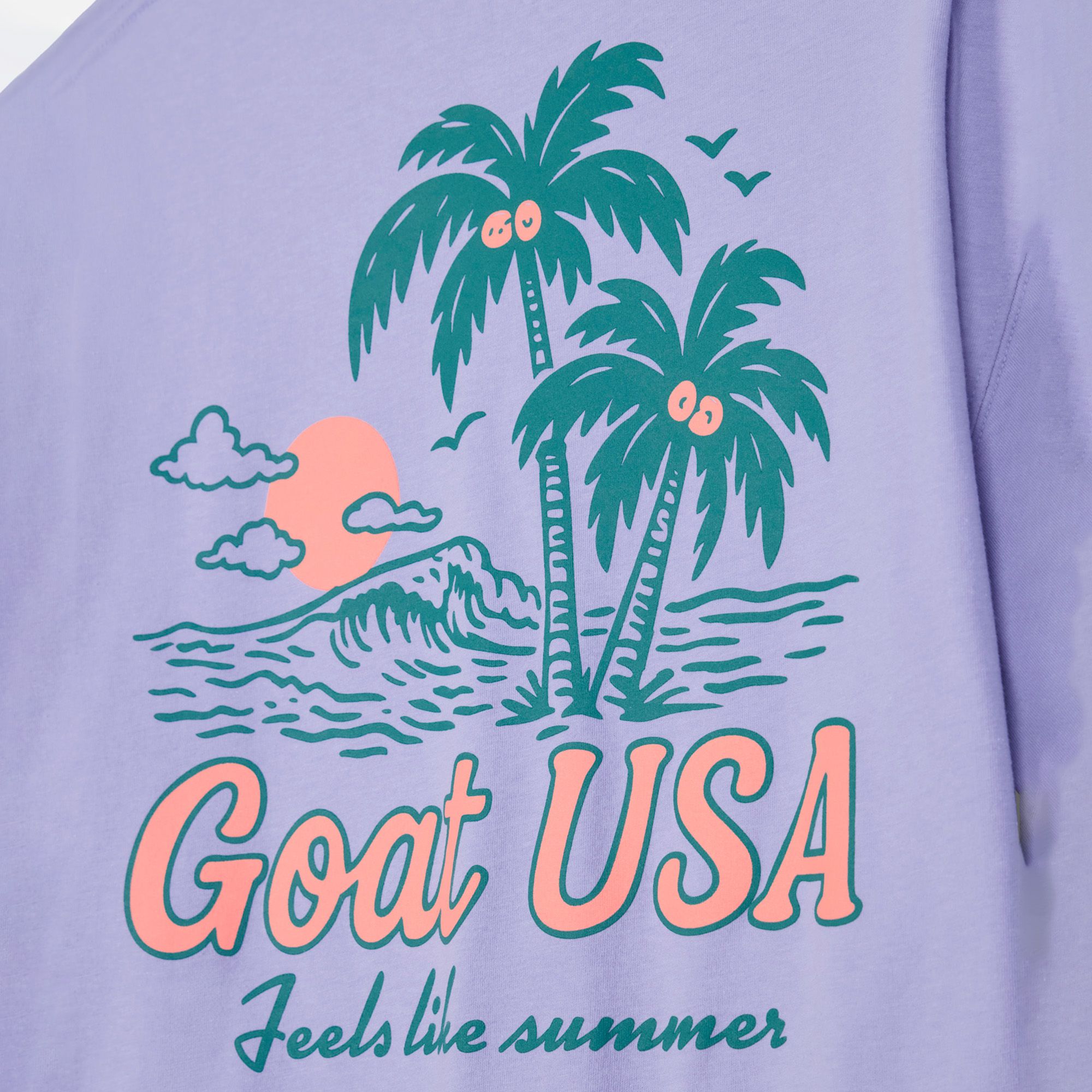 GOAT USA Feels Like Summer Girl's Lacrosse Crop T-Shirt product image