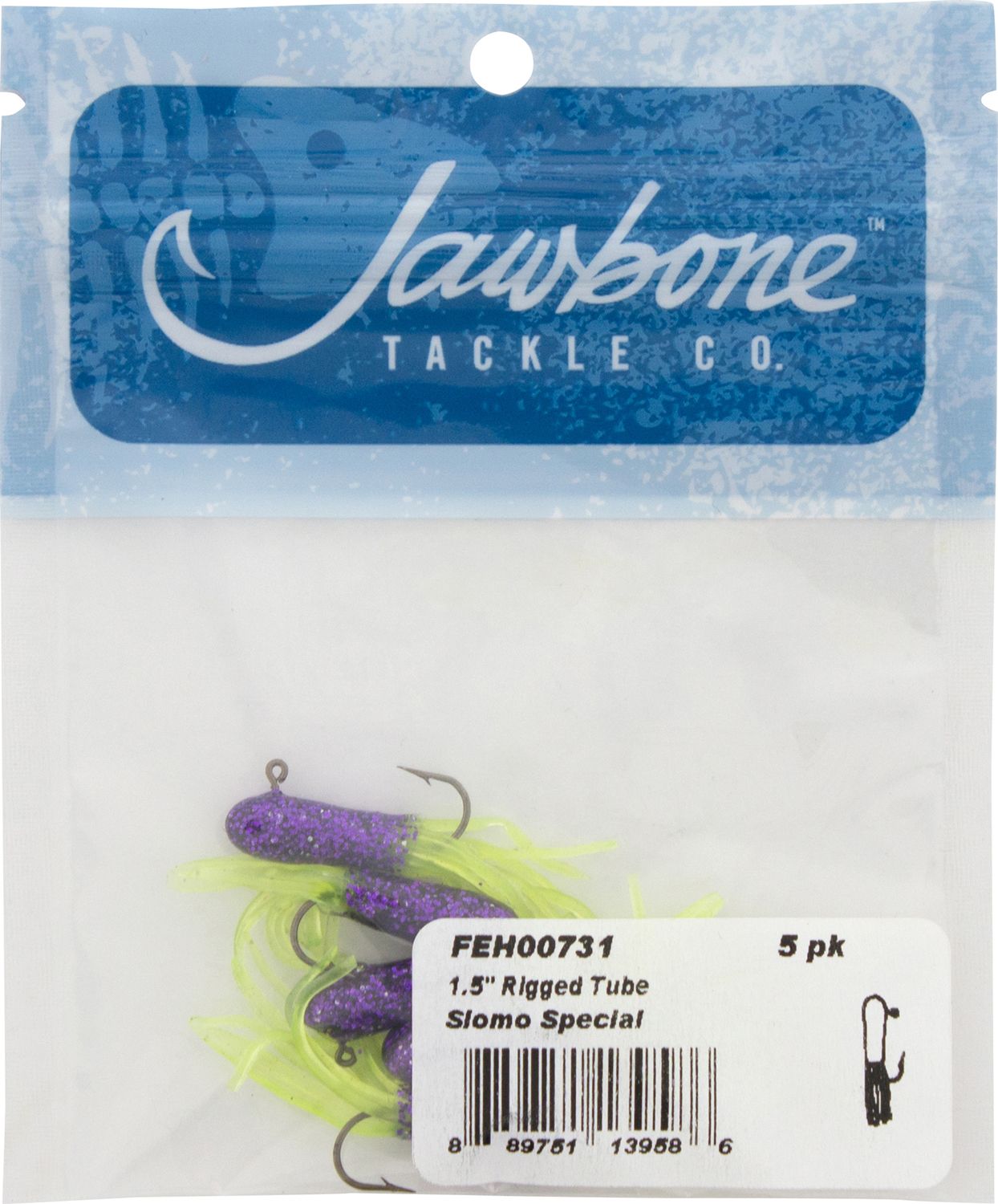 Jawbone Rigged Tube Soft Bait product image