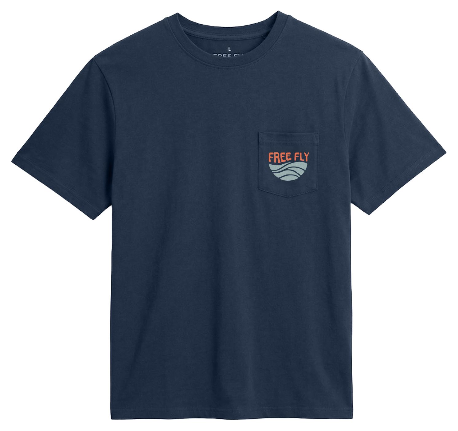 Free Fly Men's Blue Edge Pocket Tee product image