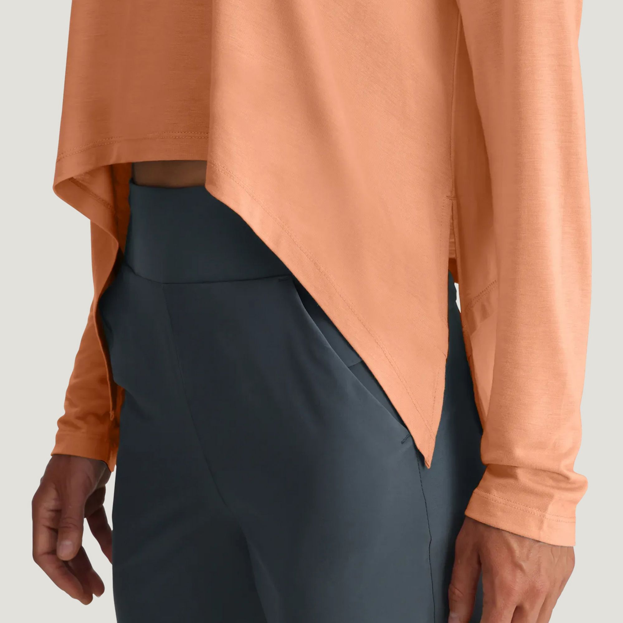 Free Fly Women's Bamboo Shade Lightweight Cropped Long Sleeve Top product image