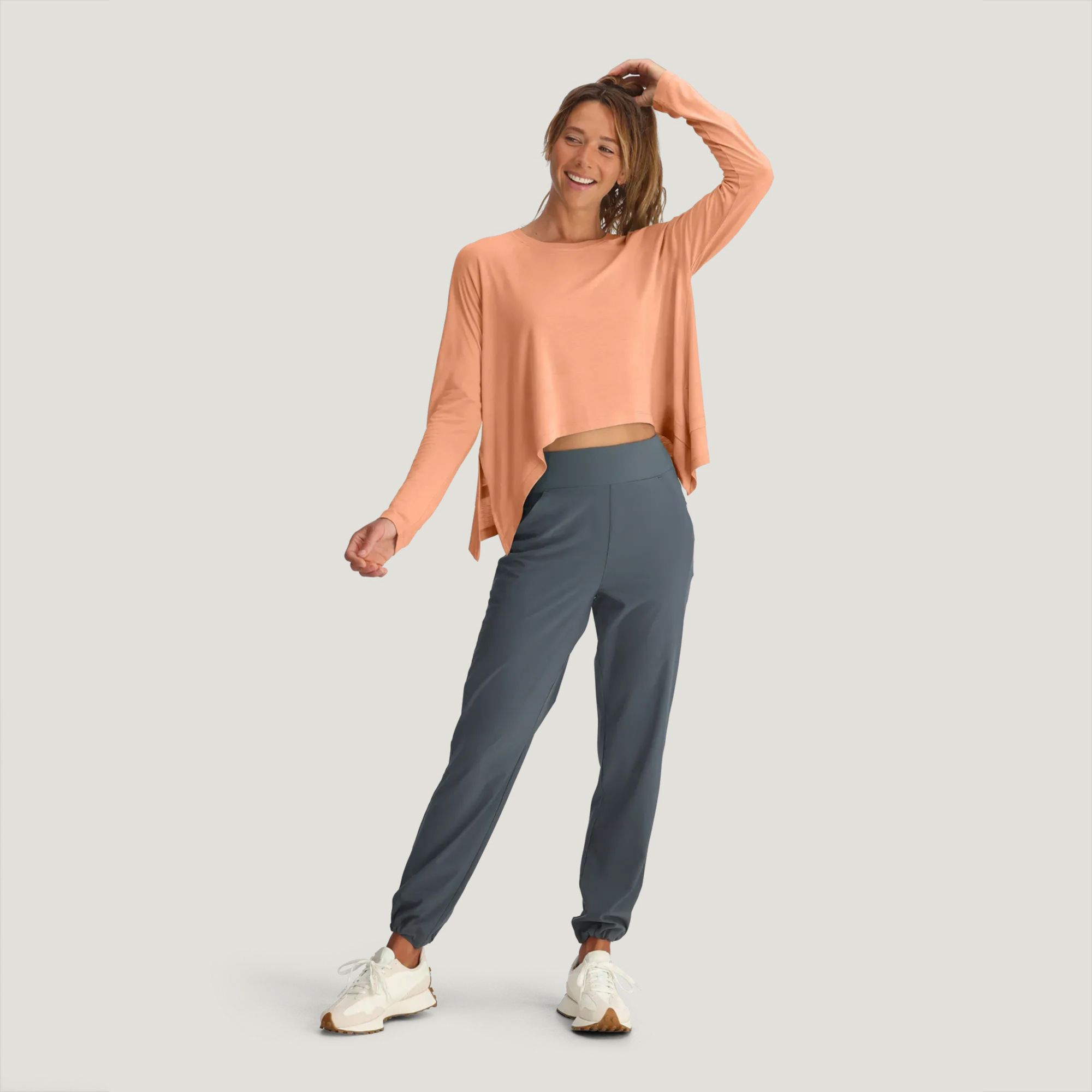 Free Fly Women's Bamboo Shade Lightweight Cropped Long Sleeve Top product image