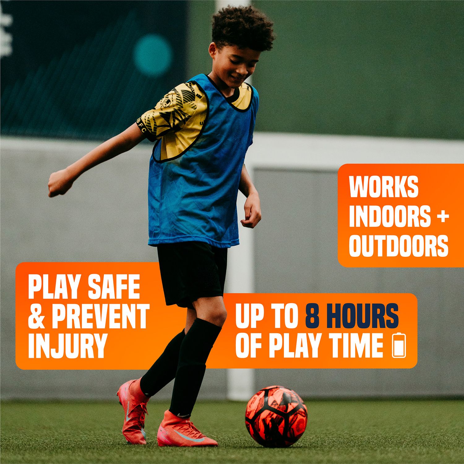 Flick Smart Soccer Tracker w/ Shin Guards product image