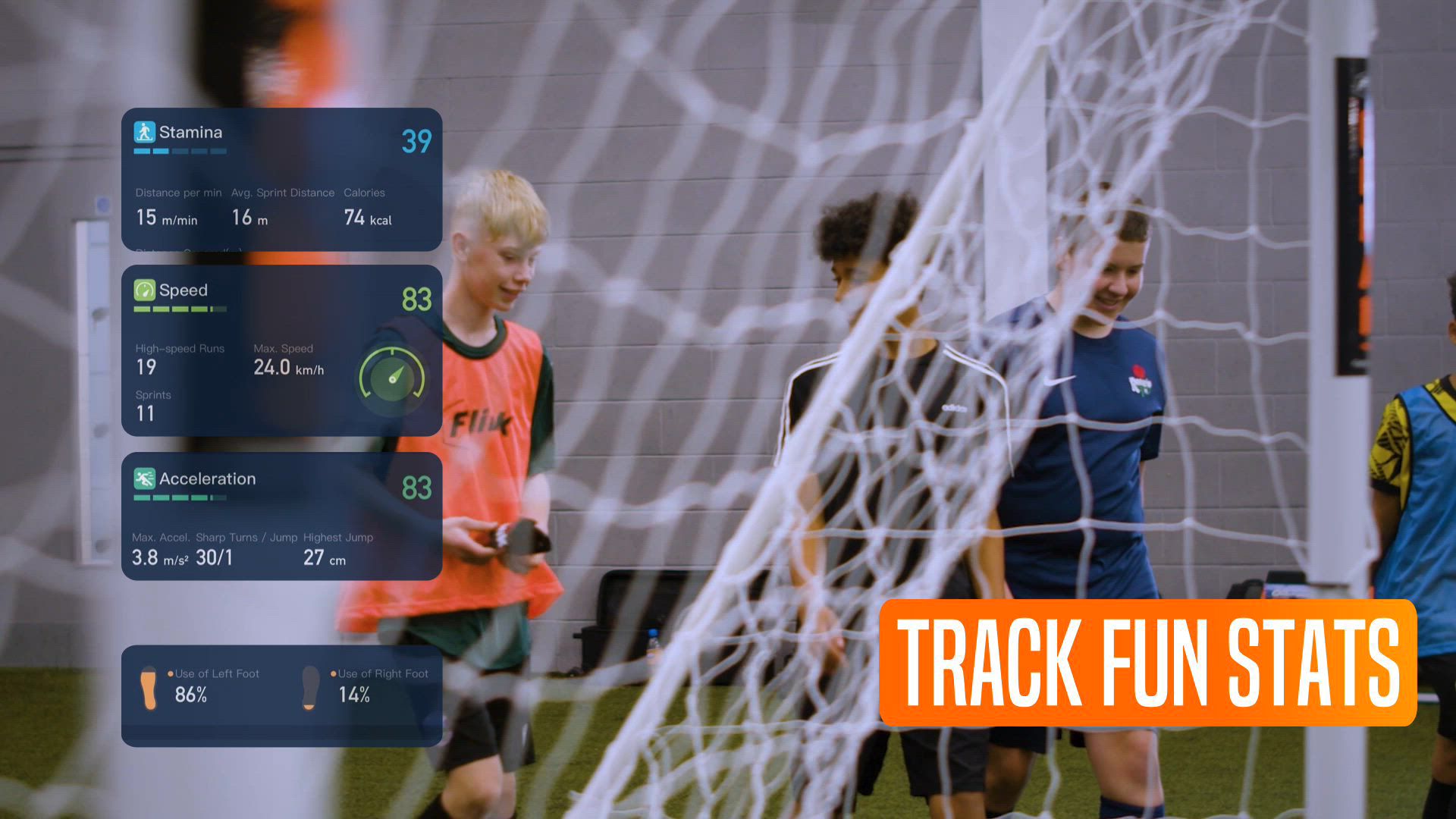 Flick Smart Soccer Tracker w/ Shin Guards product
