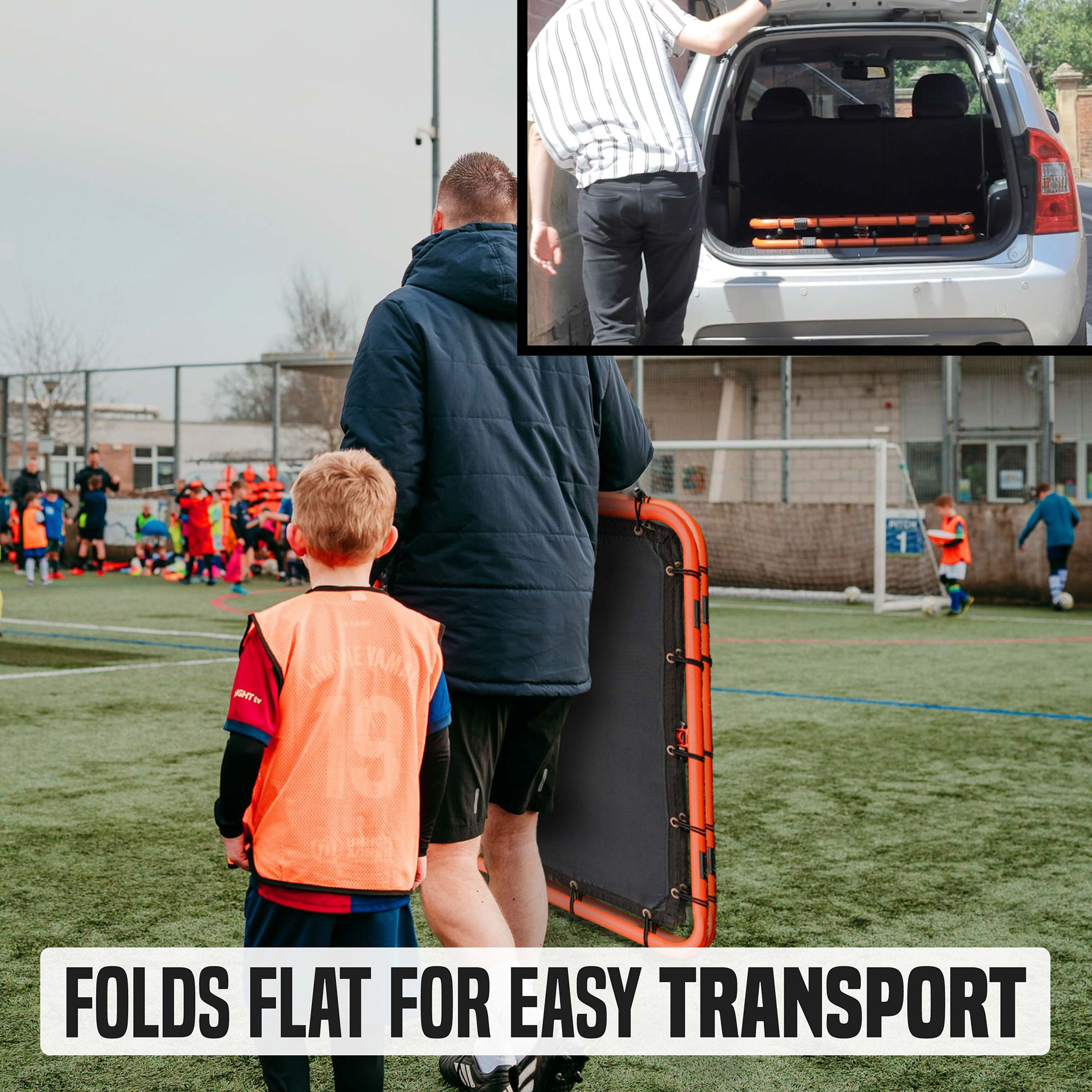 Flick Urban Dual Speed Soccer Rebounder product image