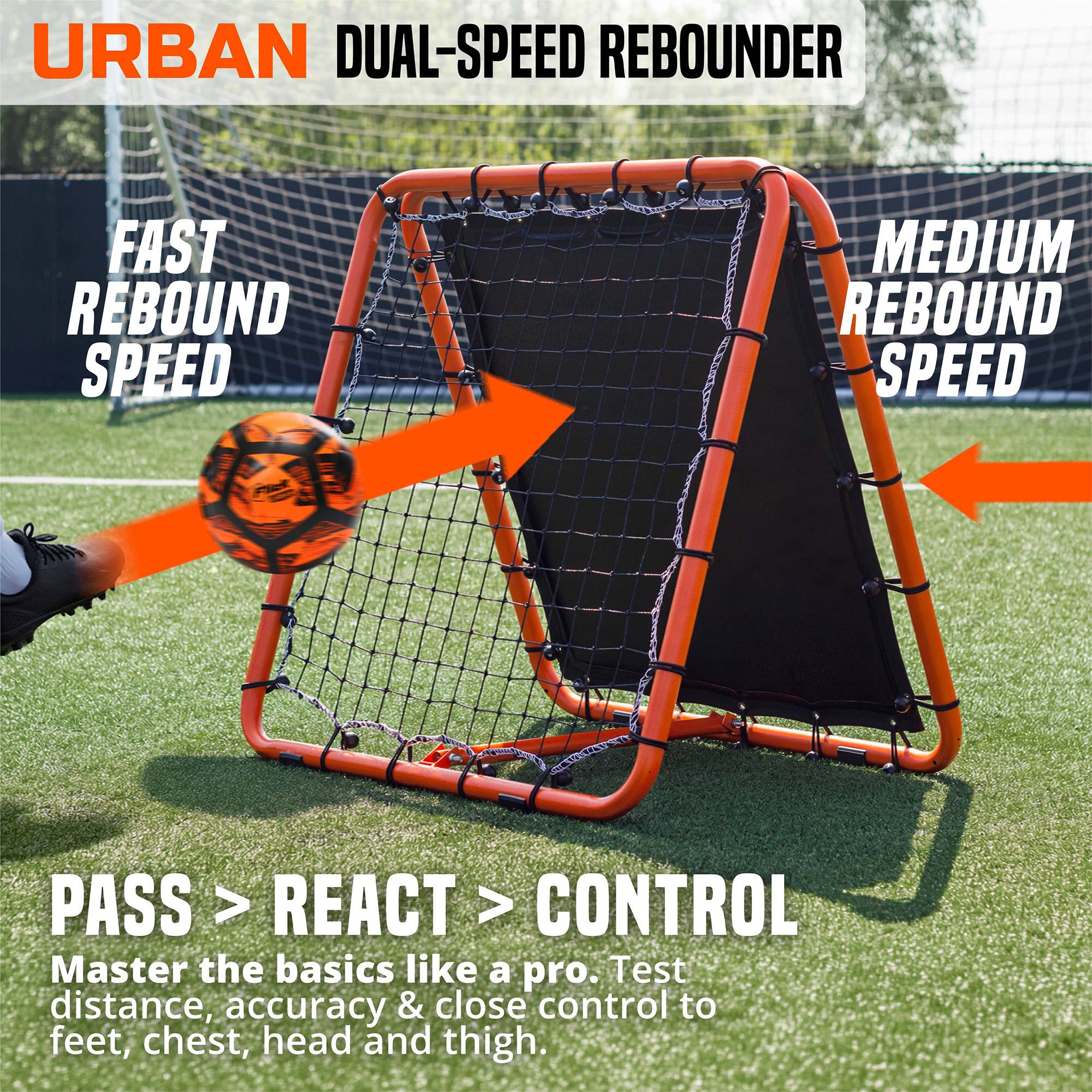 Flick Urban Dual Speed Soccer Rebounder product image