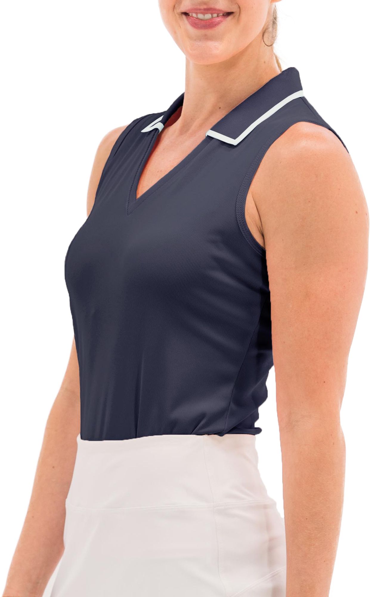 Foray Golf Women's Sleeveless V-Neck Polo