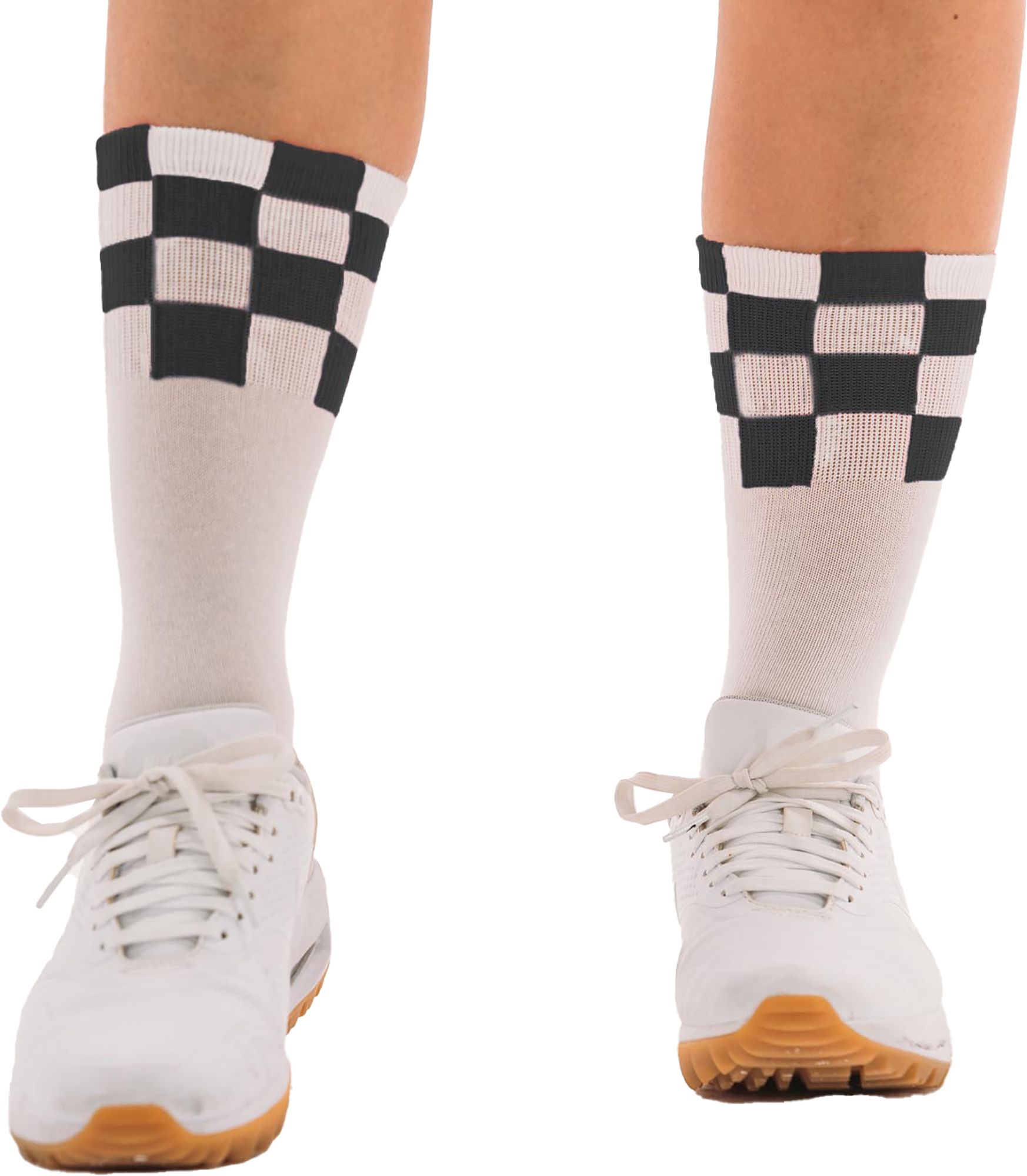 Foray Golf Women's Checkered Crew Socks