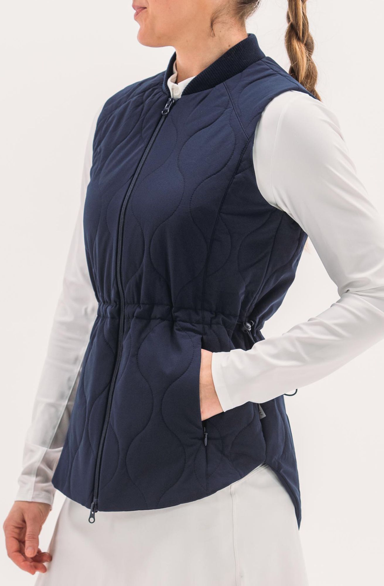 Foray Golf Women's Longline Quilted Vest