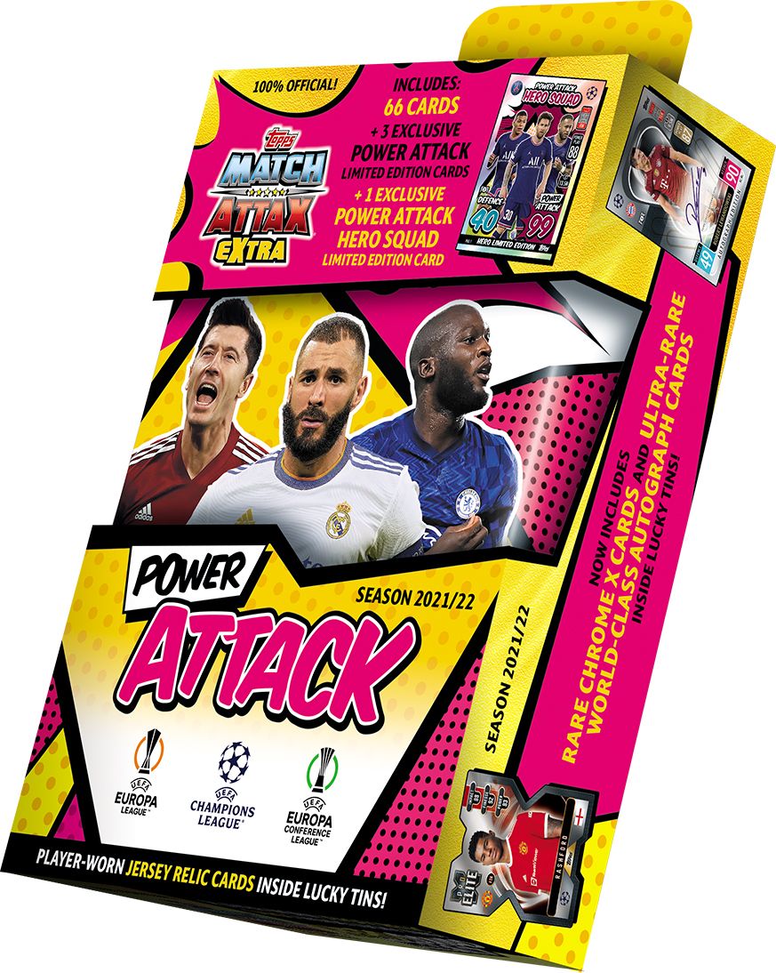 Topps 2022 Match Attax Champions League UEFA Extra Midi Tin Value Box product image