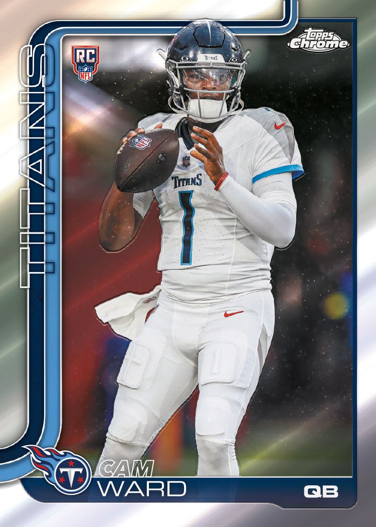 2025 Topps Chrome Football NFL Mega Box product image