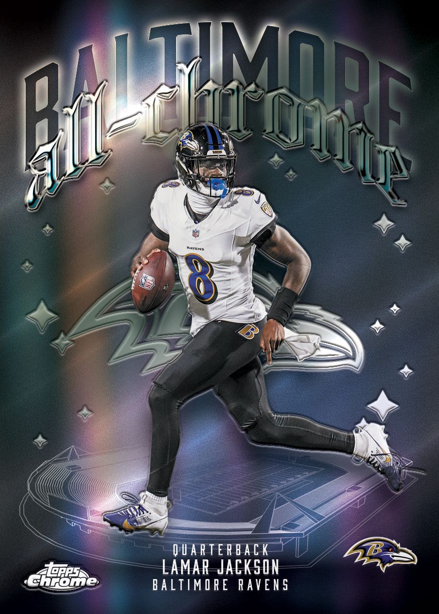 2025 Topps Chrome Football NFL Hanger Box product image