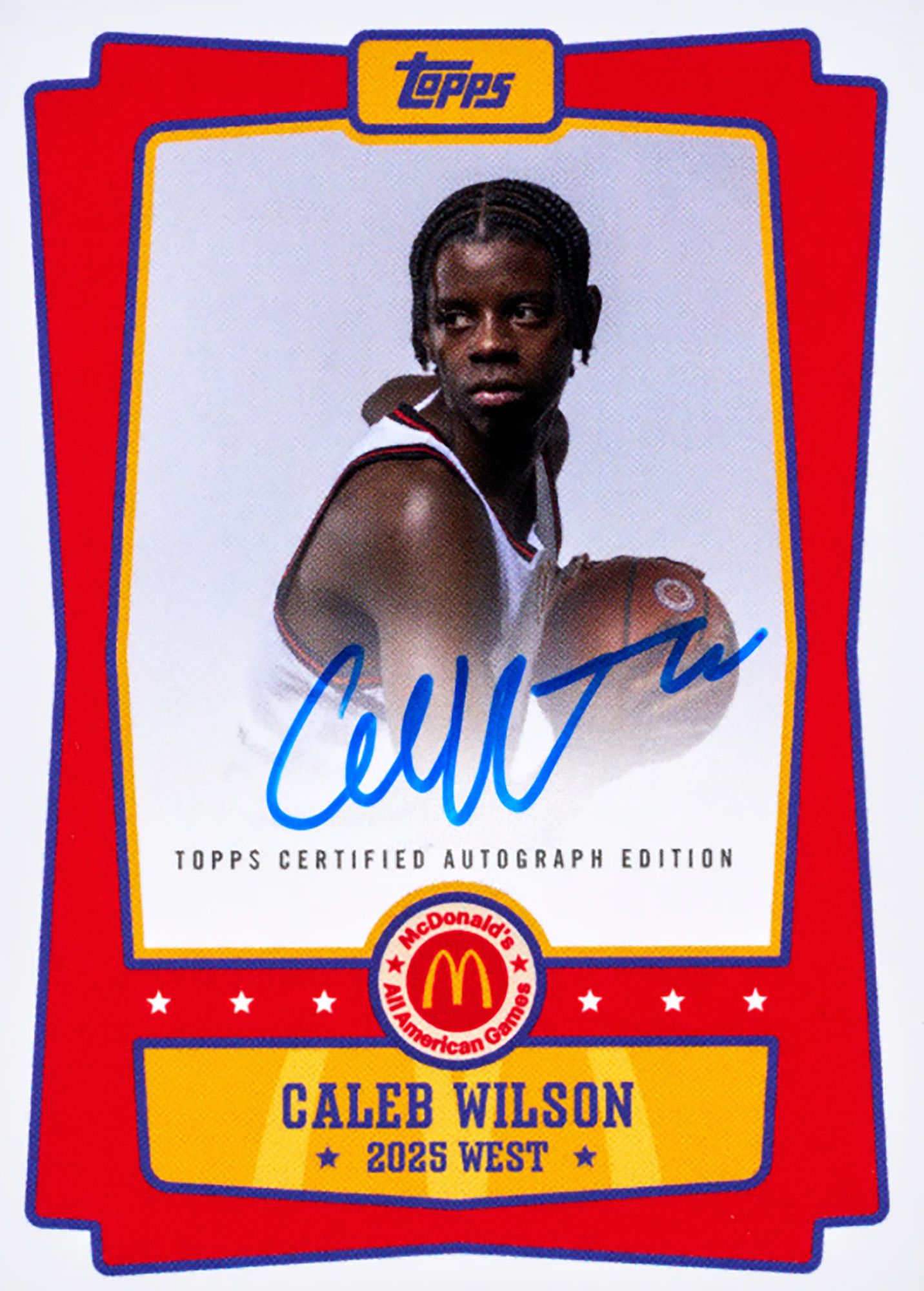2025 McDonald's All-American Topps Chrome Basketball Mega Box product image