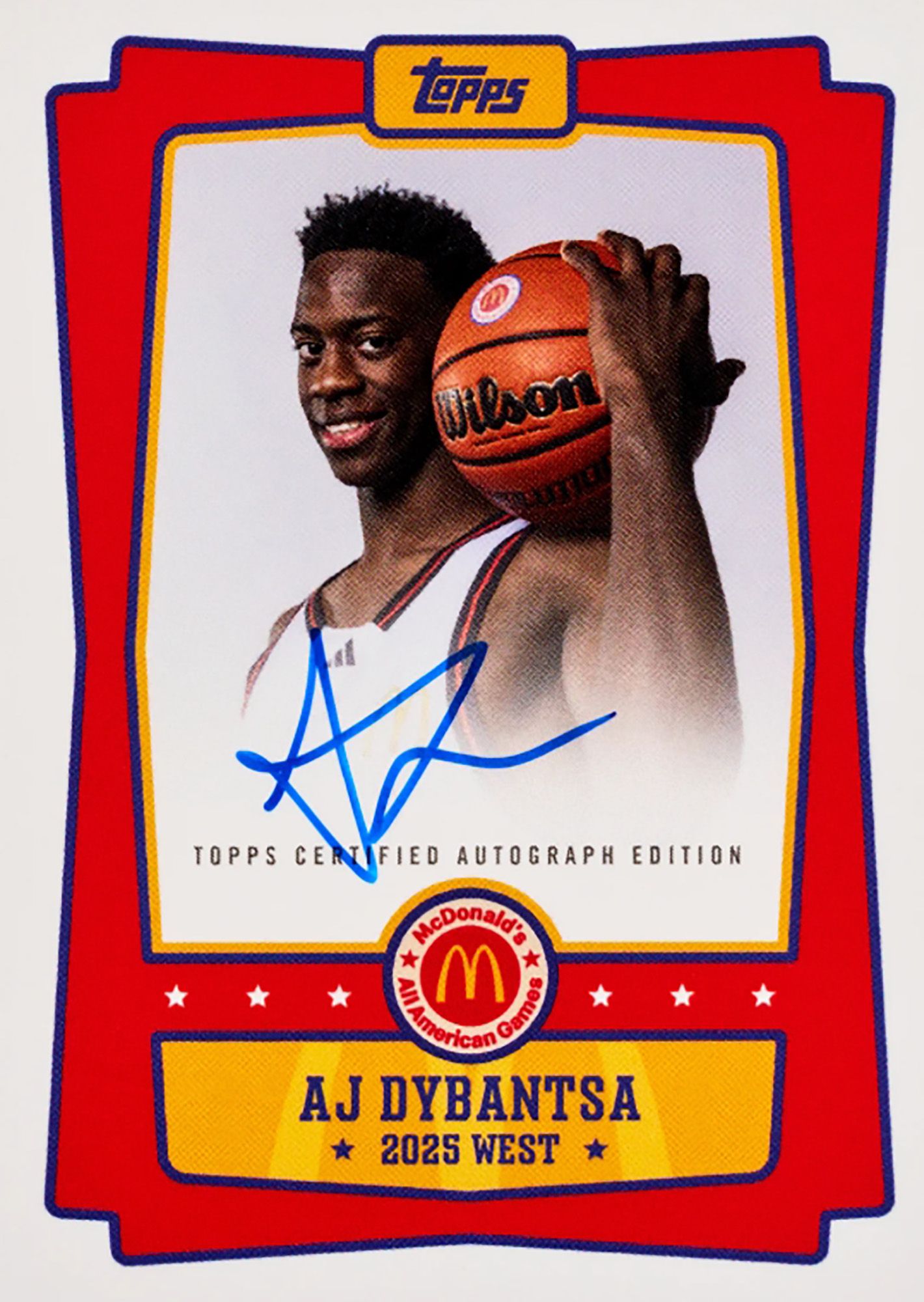 2025 McDonald's All-American Topps Chrome Basketball Mega Box product image