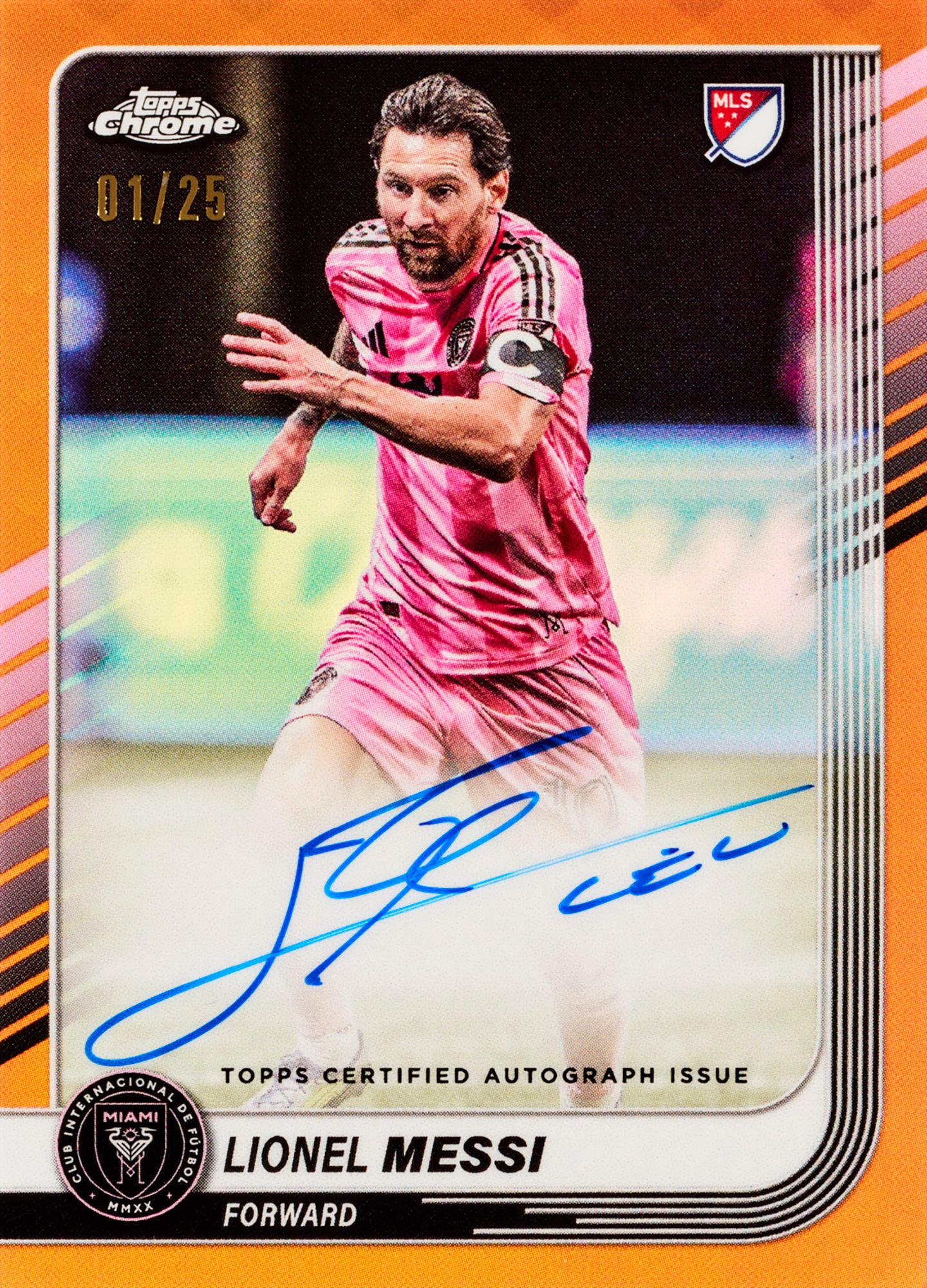 MLS 2025 Topps Chrome Hanger Box product image