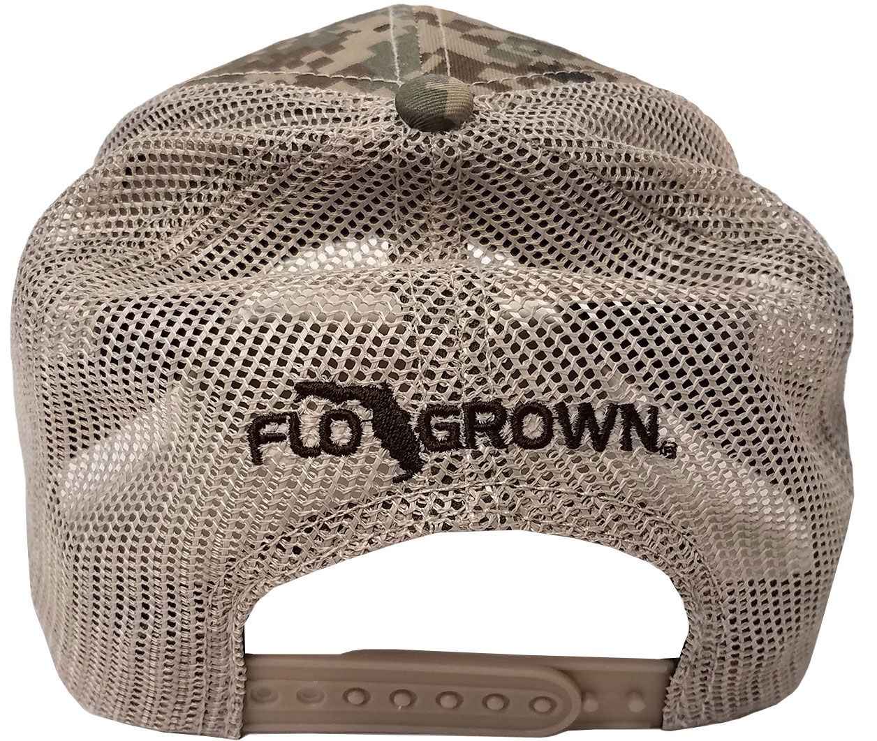 FloGrown Men's Digital Camo Patch Trucker Hat