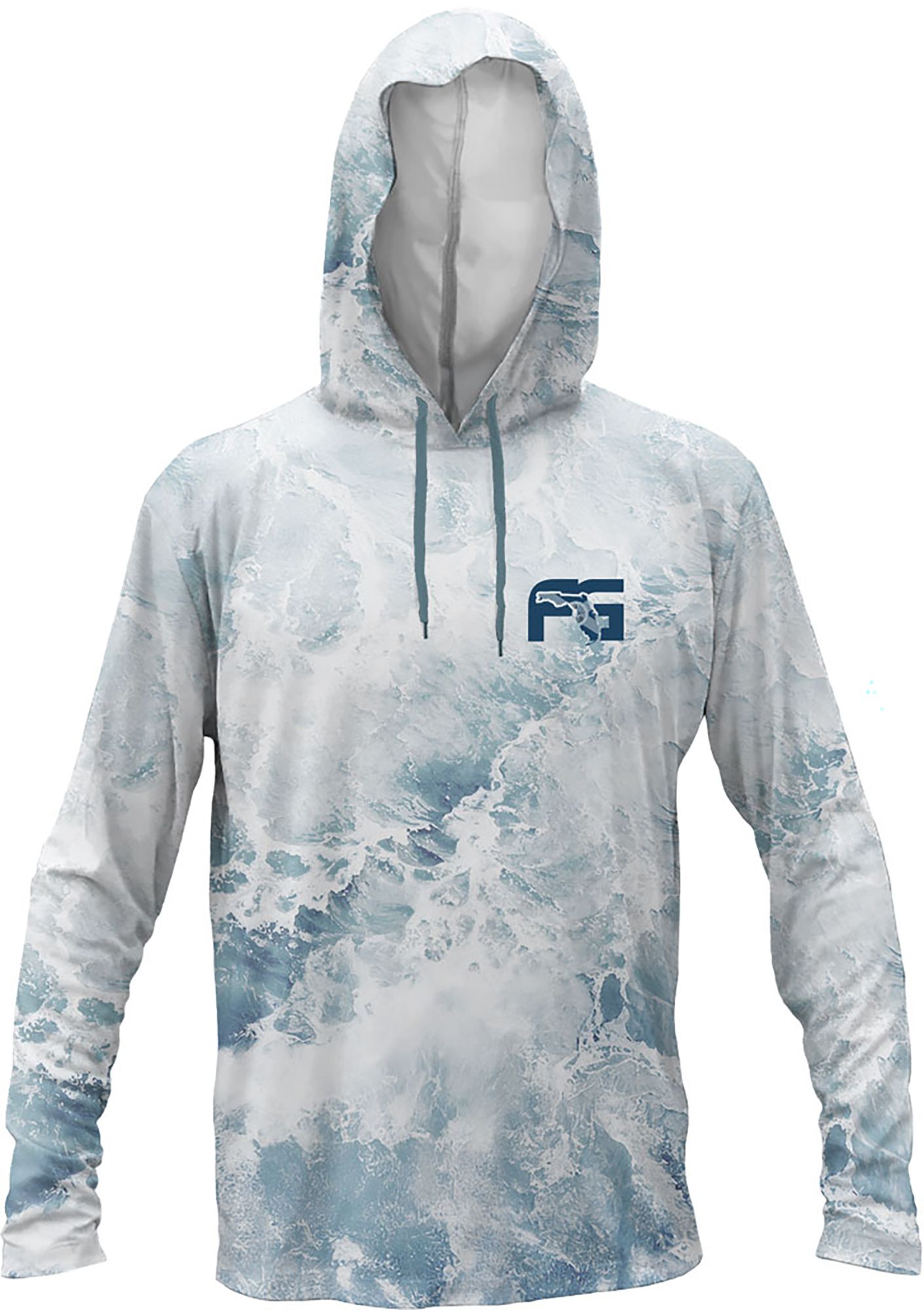 FloGrown Men's Turbulent Waves Performance Hoodie product image