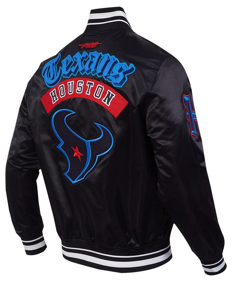 Pro Standard Men's Houston Texans Black 'Best Of' Satin Jacket product image