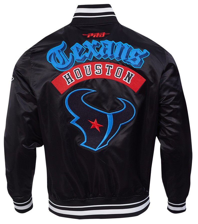 Pro Standard Men's Houston Texans Black 'Best Of' Satin Jacket product image