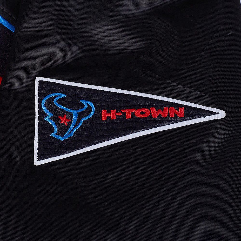 Pro Standard Men's Houston Texans Black 'Best Of' Satin Jacket product image