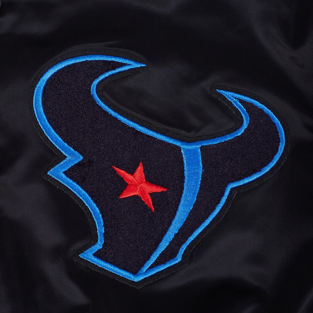 Pro Standard Men's Houston Texans Black 'Best Of' Satin Jacket product image
